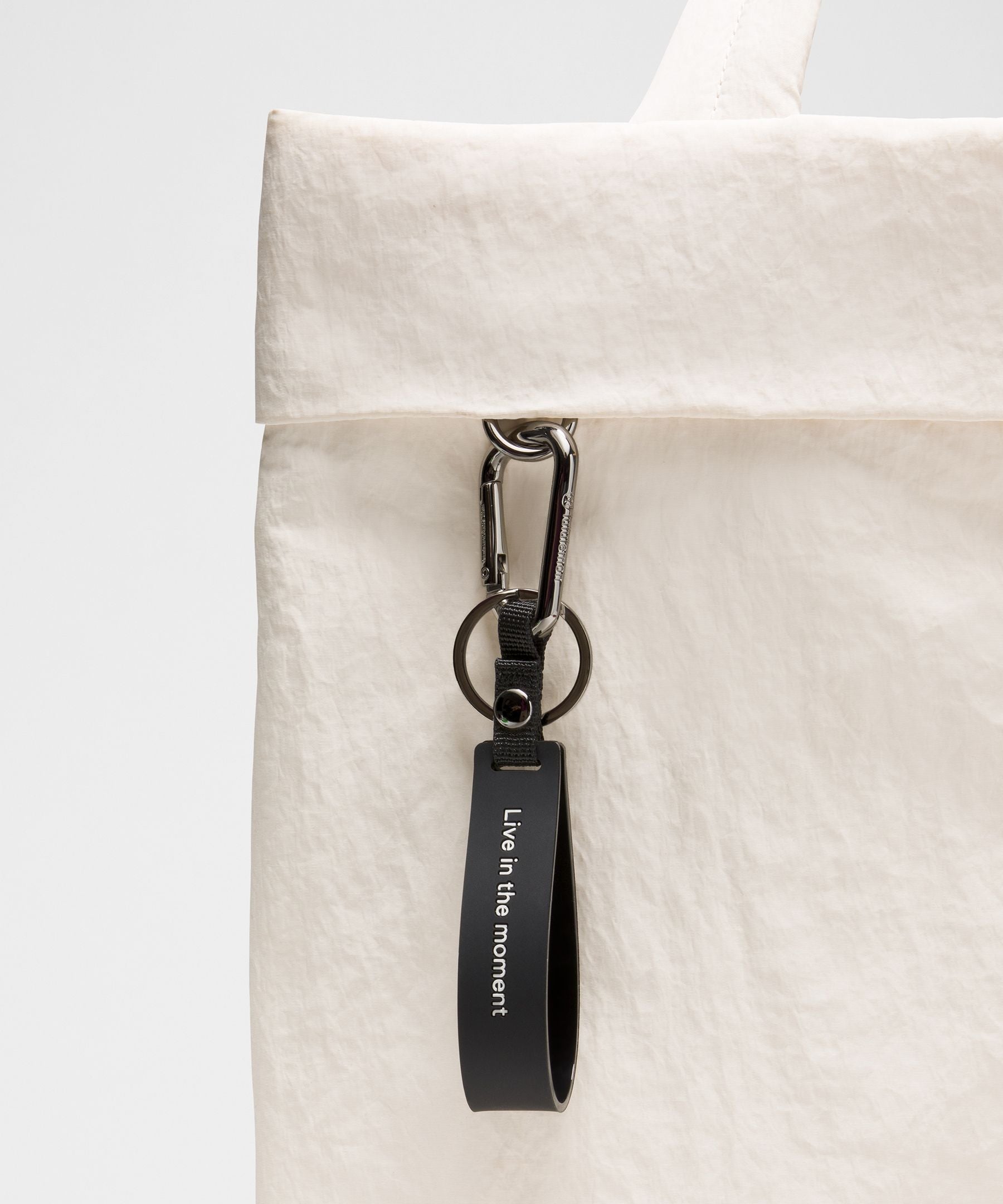 Lululemon Silicone Keychain