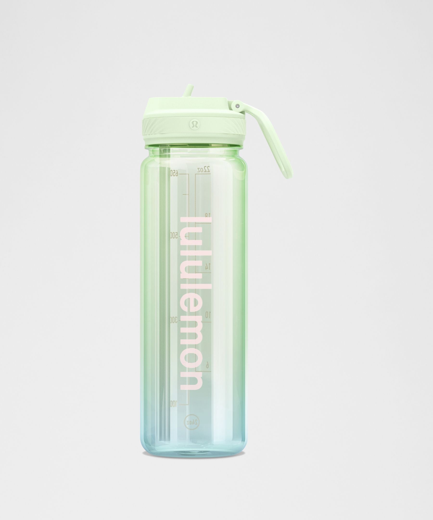 Lululemon Back to Life Clear Bottle 24oz *Straw Lid
