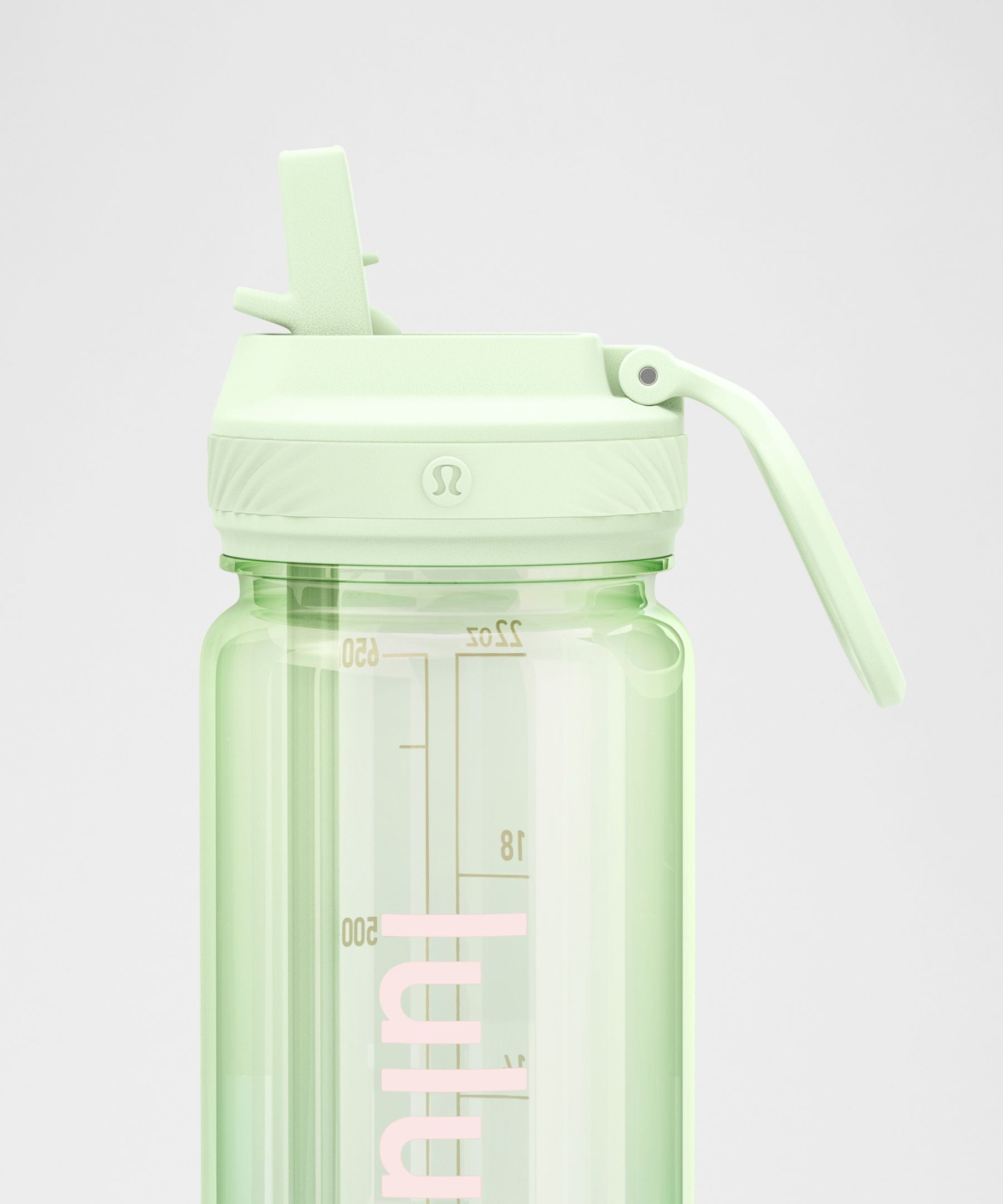 Lululemon Back to Life Clear Bottle 24oz *Straw Lid