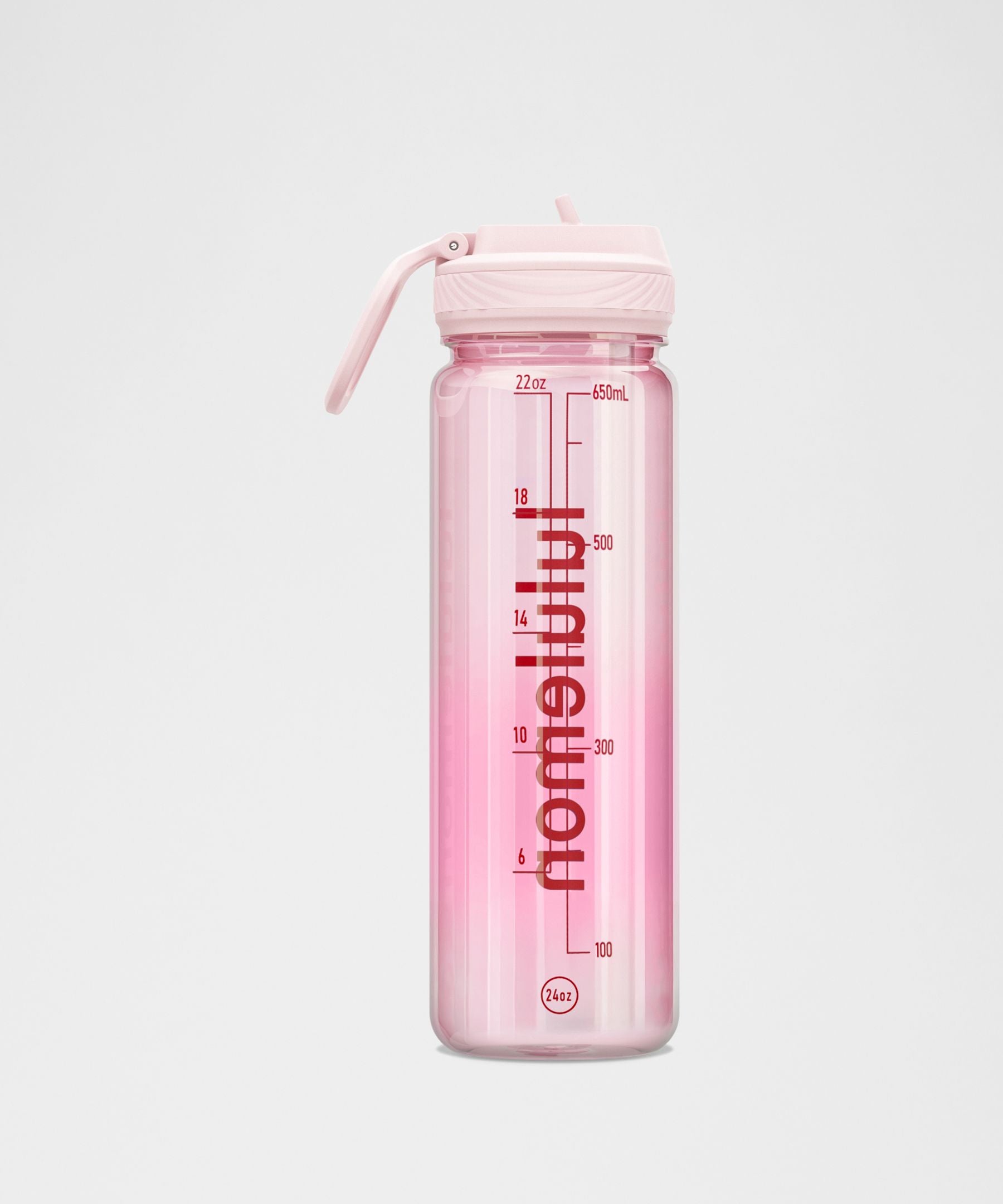 Lululemon Back to Life Clear Bottle 24oz *Straw Lid