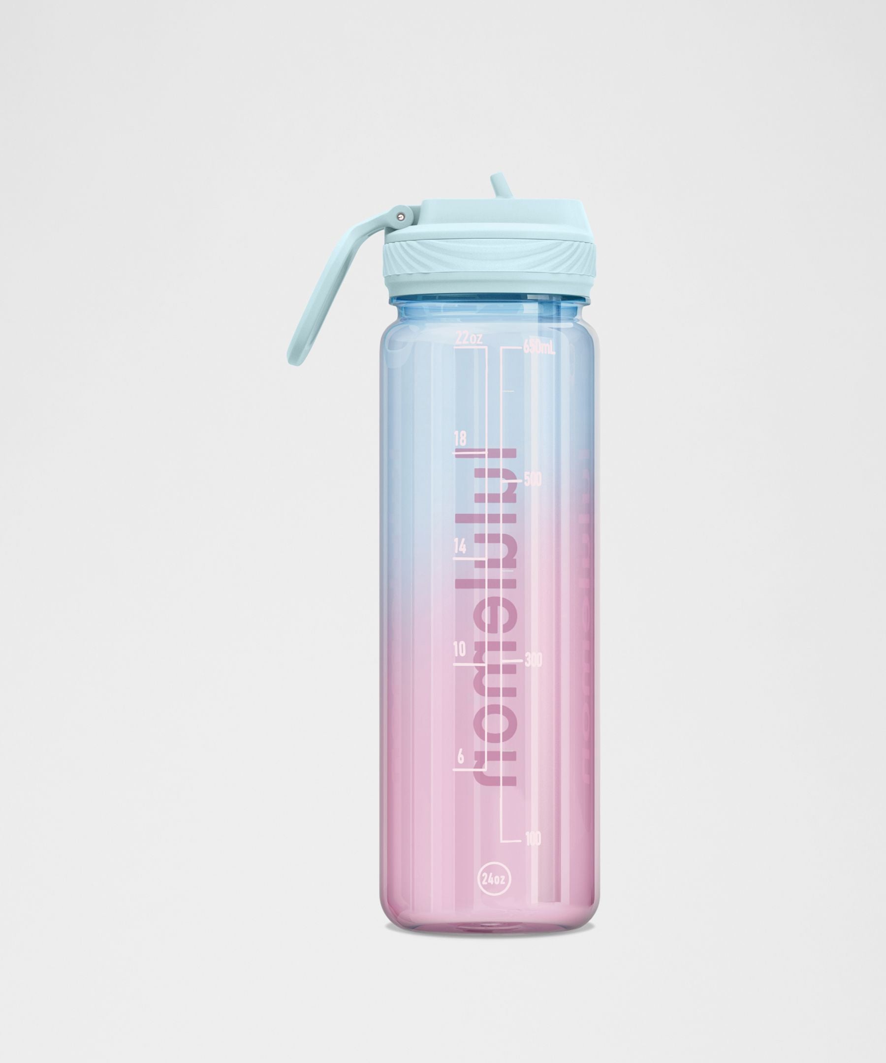 Lululemon Back to Life Clear Bottle 24oz *Straw Lid