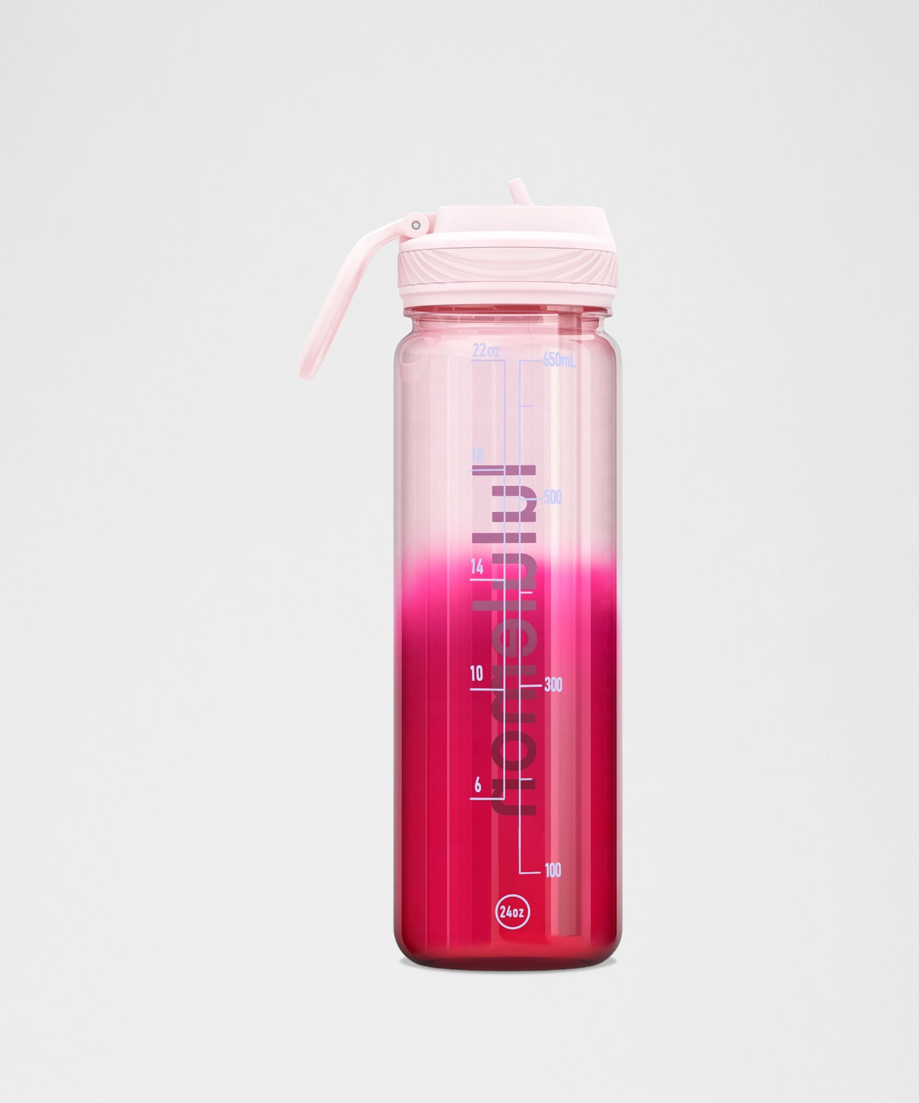 Lululemon Back to Life Clear Bottle 24oz *Straw Lid