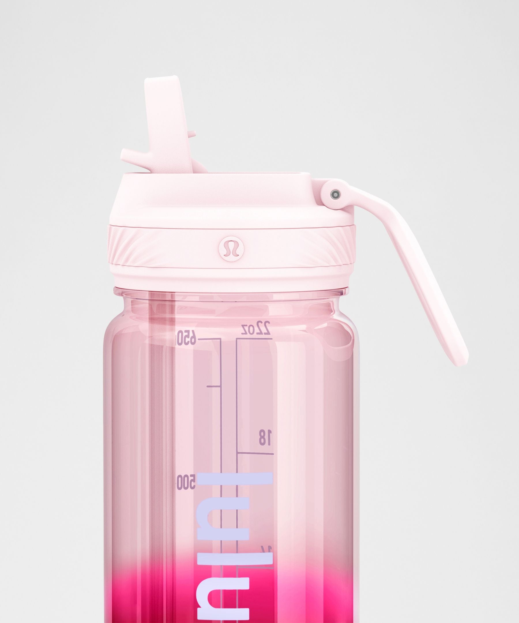 Lululemon Back to Life Clear Bottle 24oz *Straw Lid