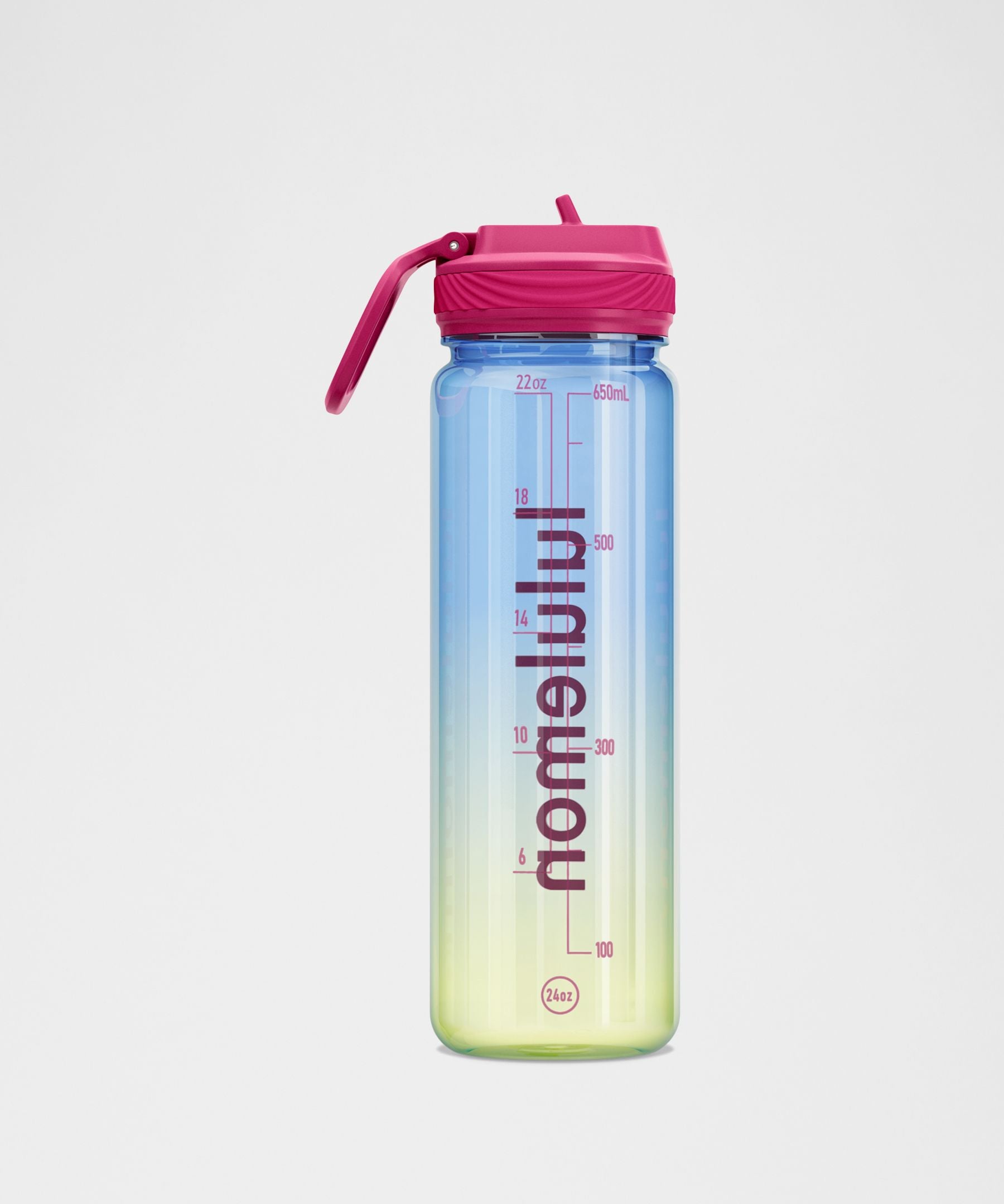 Lululemon Back to Life Clear Bottle 24oz *Straw Lid