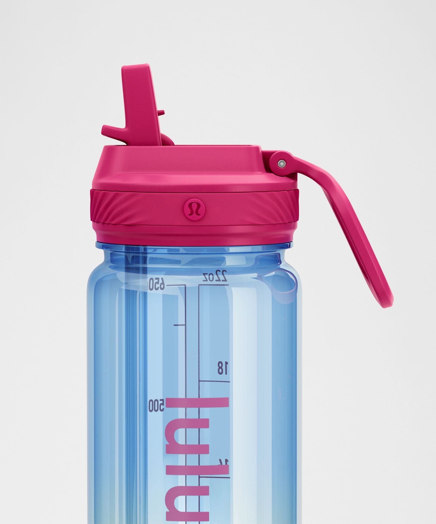 Lululemon Back to Life Clear Bottle 24oz *Straw Lid