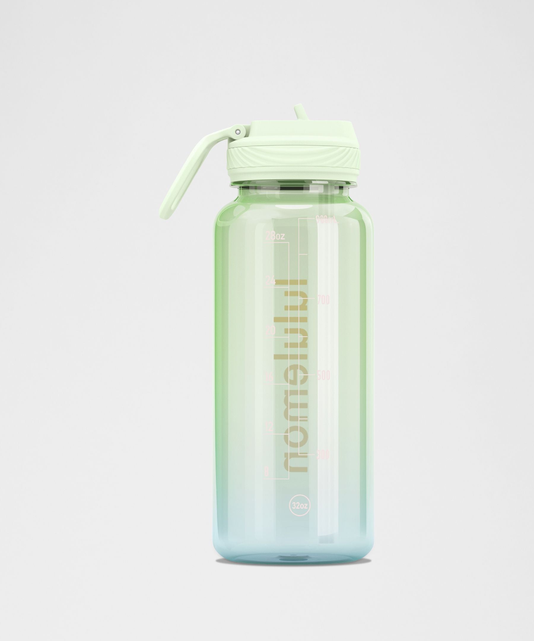 Lululemon Back to Life Clear Bottle 32oz *Straw Lid