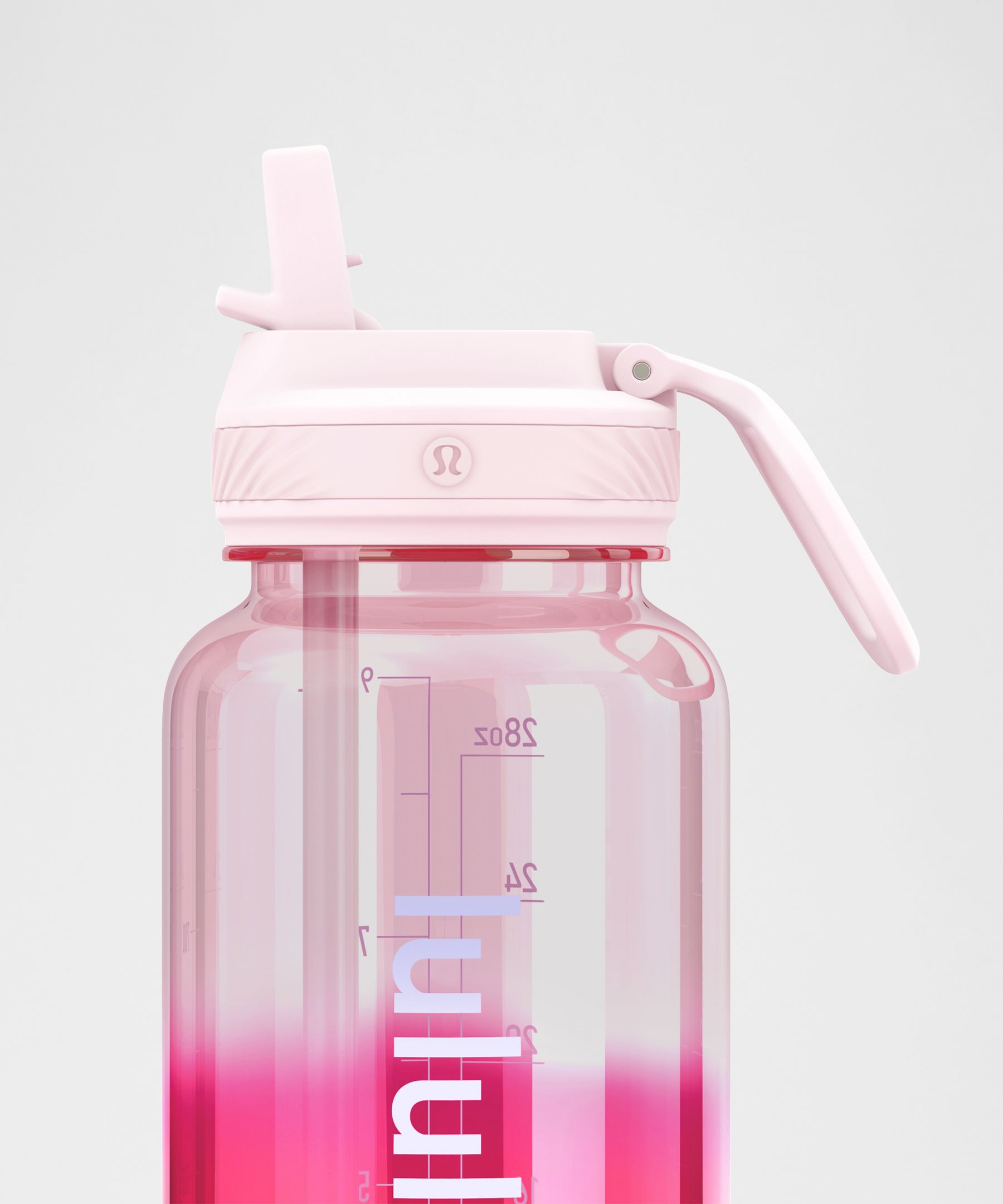 Lululemon Back to Life Clear Bottle 32oz *Straw Lid