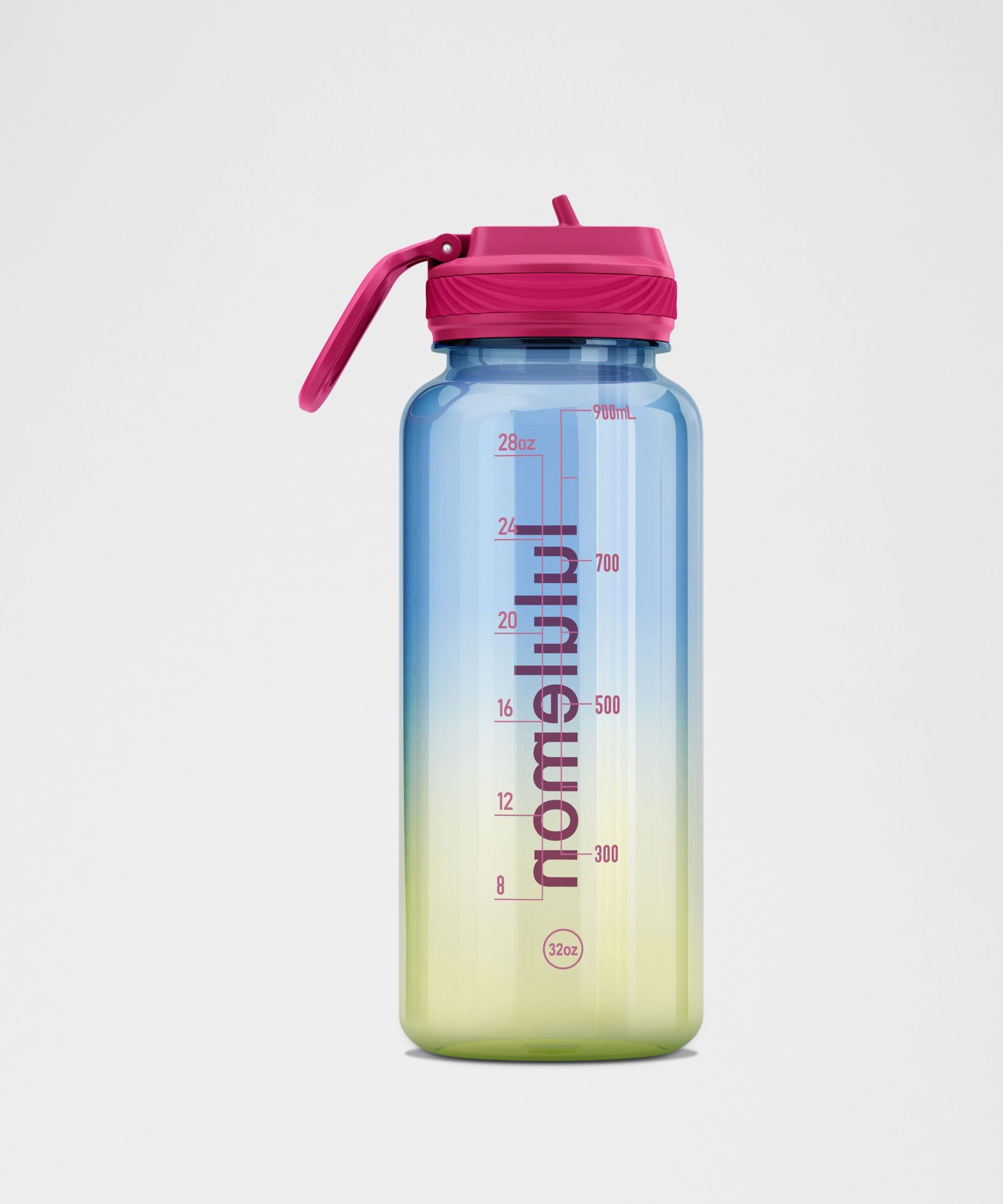 Lululemon Back to Life Clear Bottle 32oz *Straw Lid
