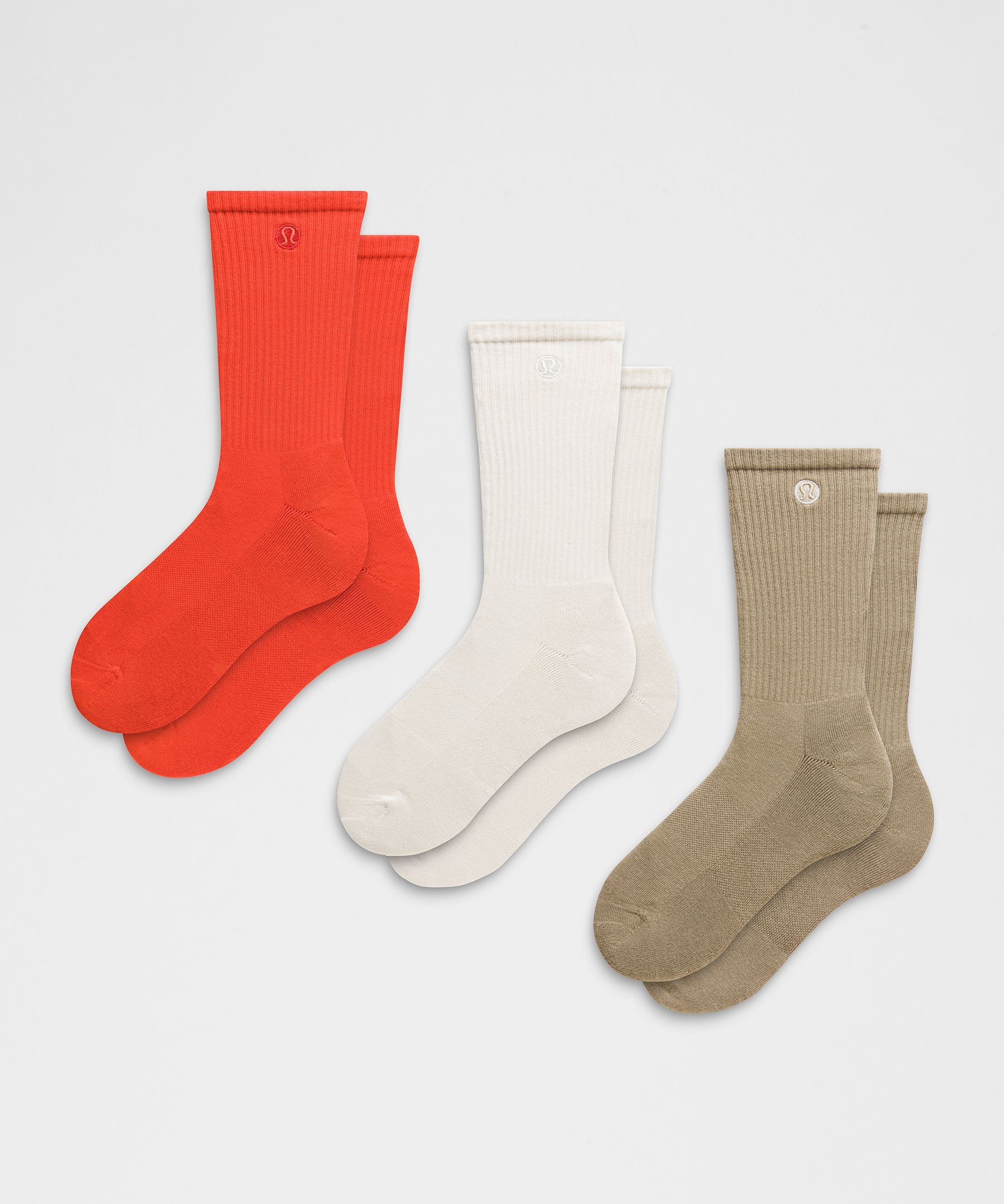 Lululemon Unisex Daily Essential Crew Socks *3 Pack