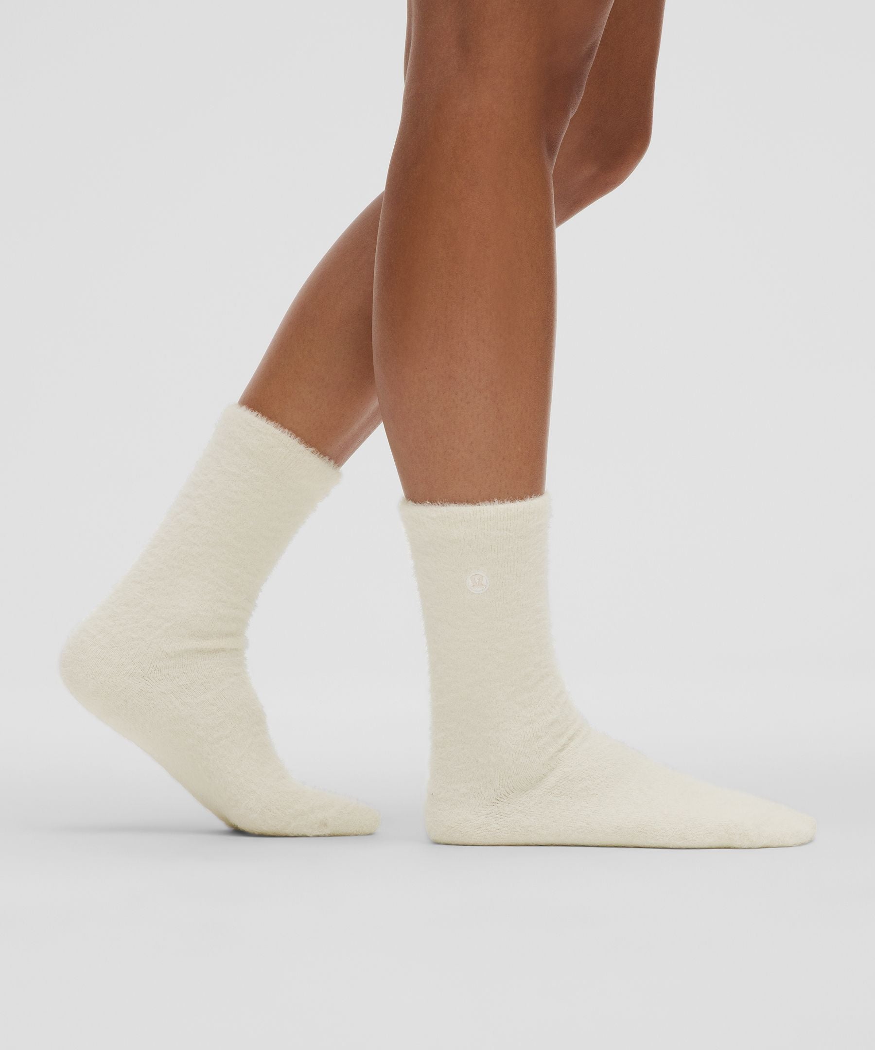 Lululemon Unisex Fuzzy Crew Socks