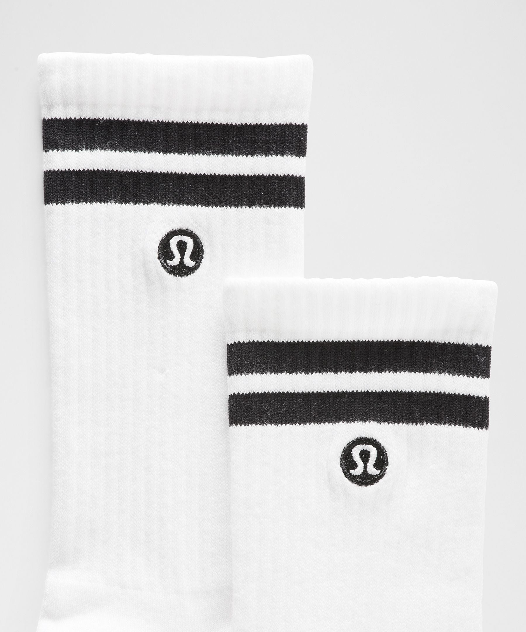 Lululemon Unisex Daily Essential Crew Socks 3 Pack *Stripe