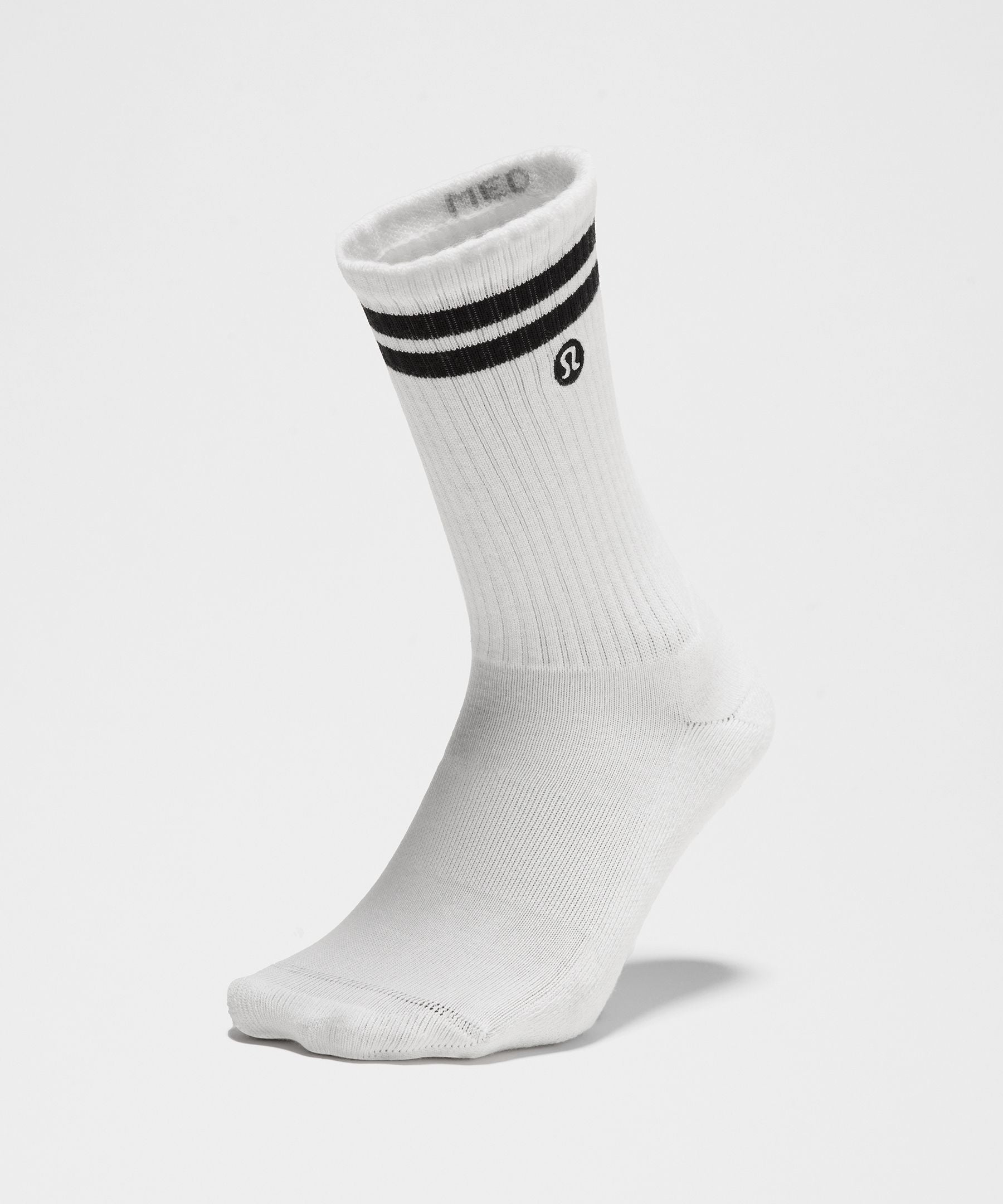 Lululemon Unisex Daily Essential Crew Socks 3 Pack *Stripe