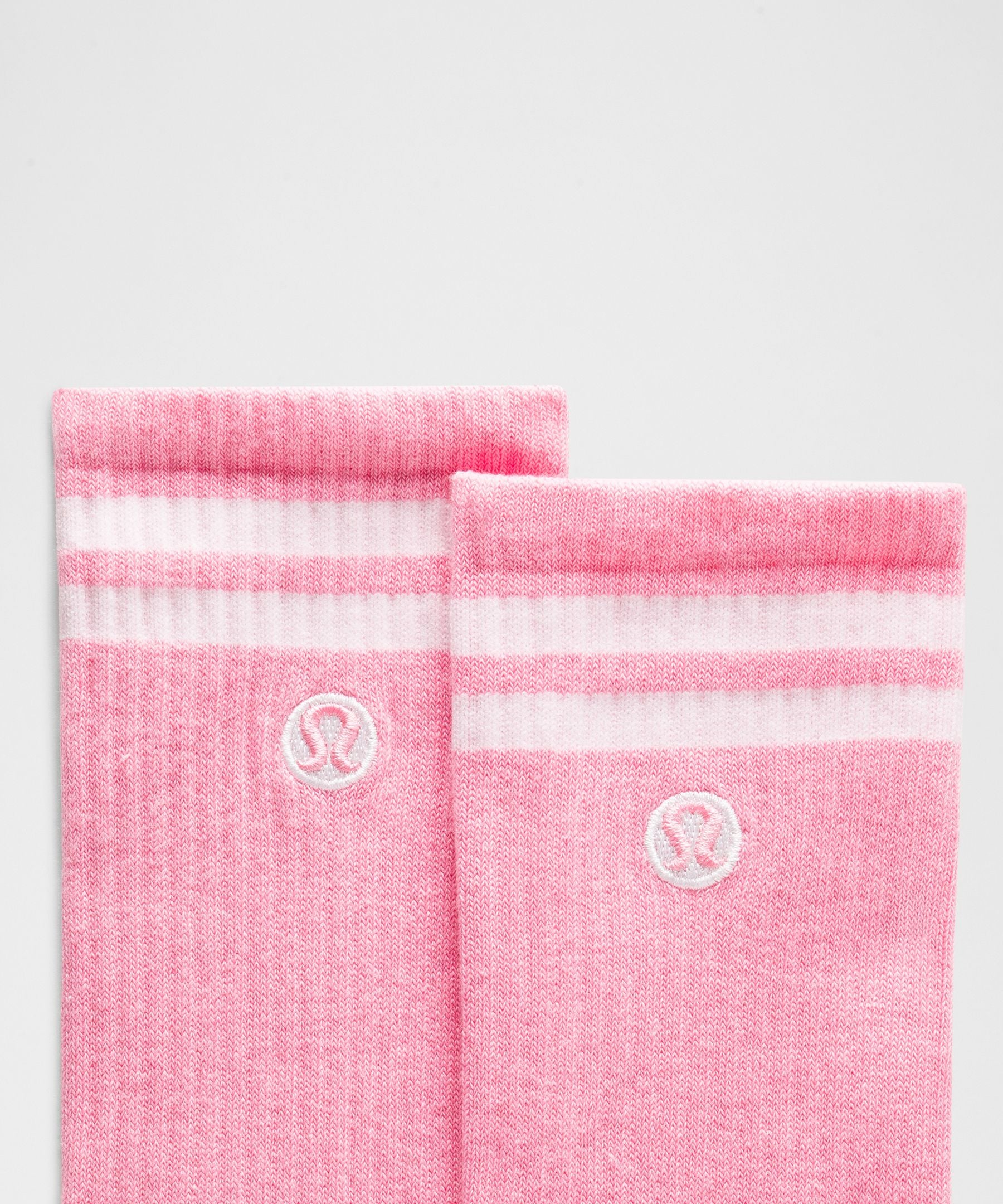 Lululemon Unisex Daily Essential Crew Socks 3 Pack *Stripe