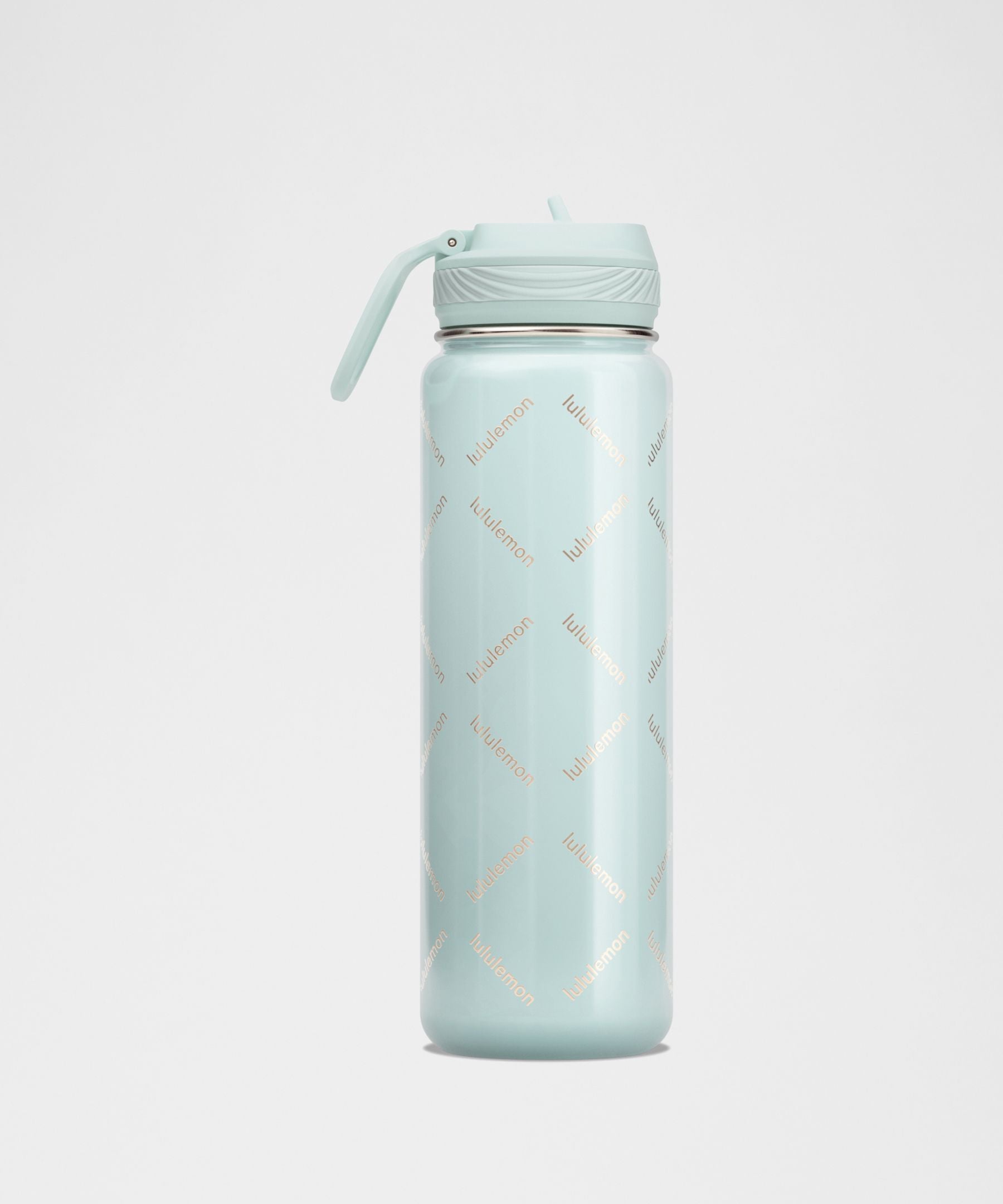 Lululemon Back to Life Sport Bottle 24oz Straw Lid *Print