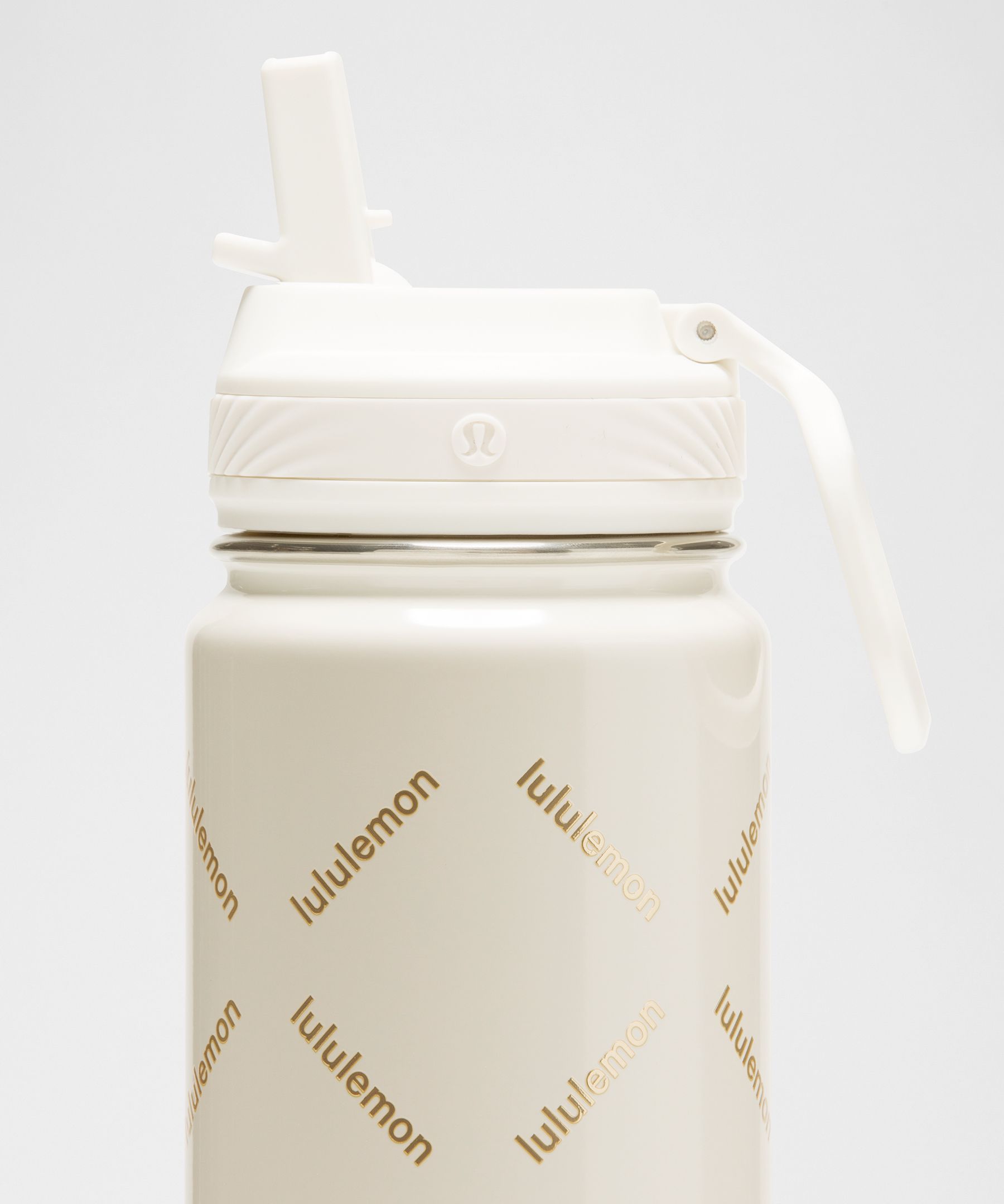 Lululemon Back to Life Sport Bottle 24oz Straw Lid *Print