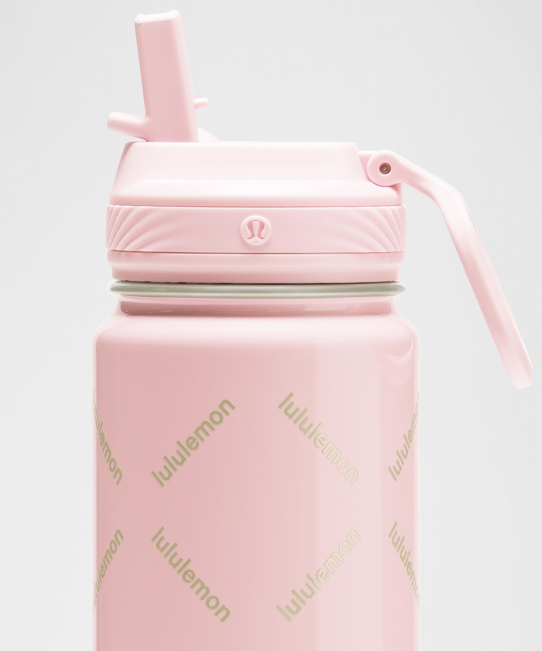 Lululemon Back to Life Sport Bottle 24oz Straw Lid *Print