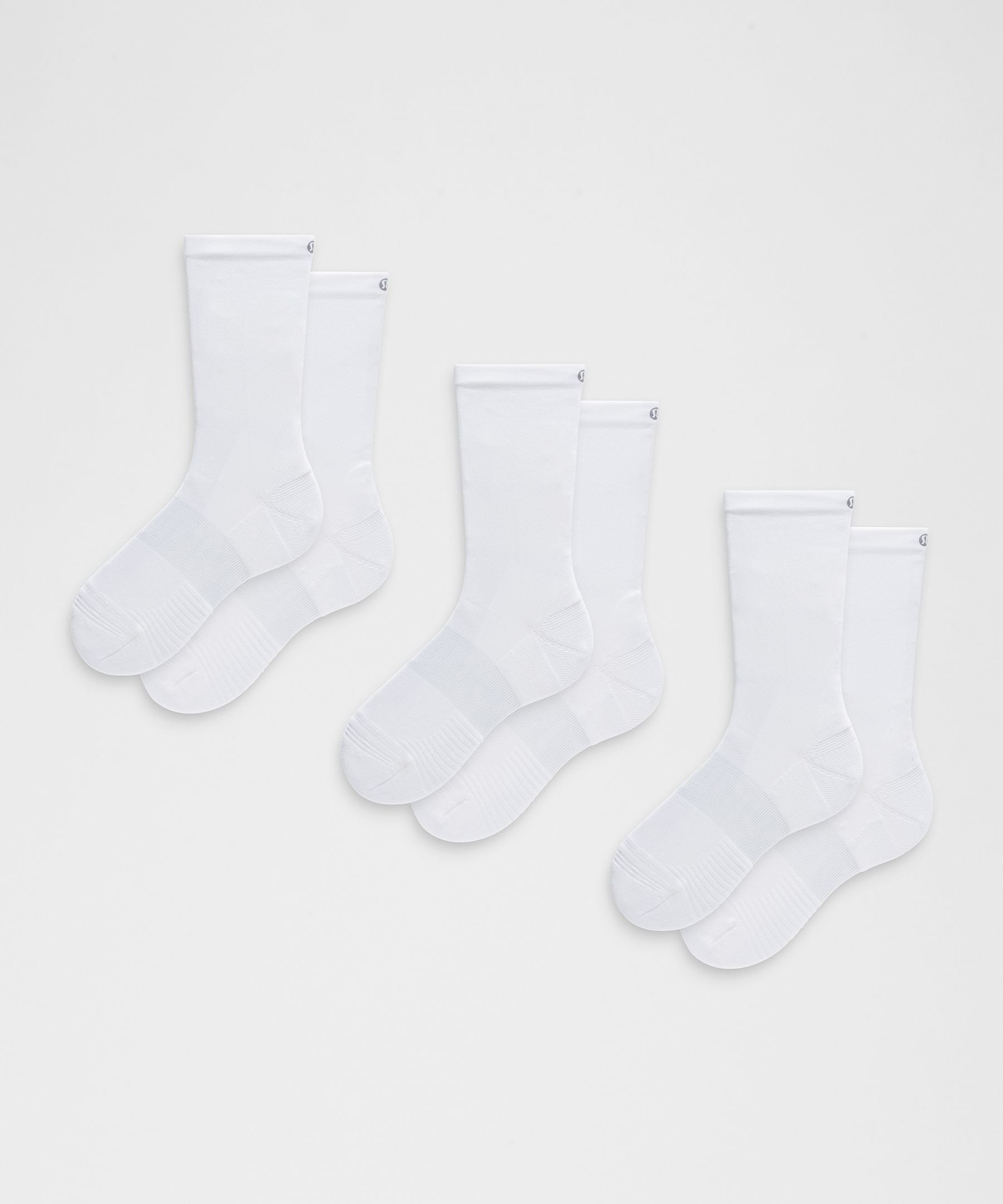 Lululemon Unisex Power Stride Crew Socks *3 Pack