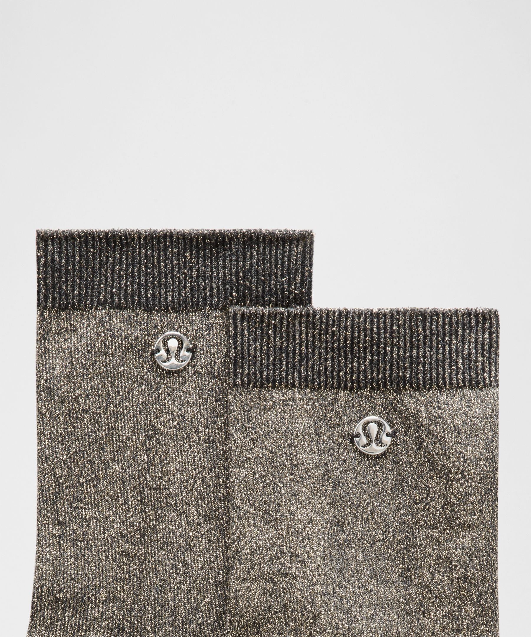 Lululemon Unisex Glitter Quarter Socks
