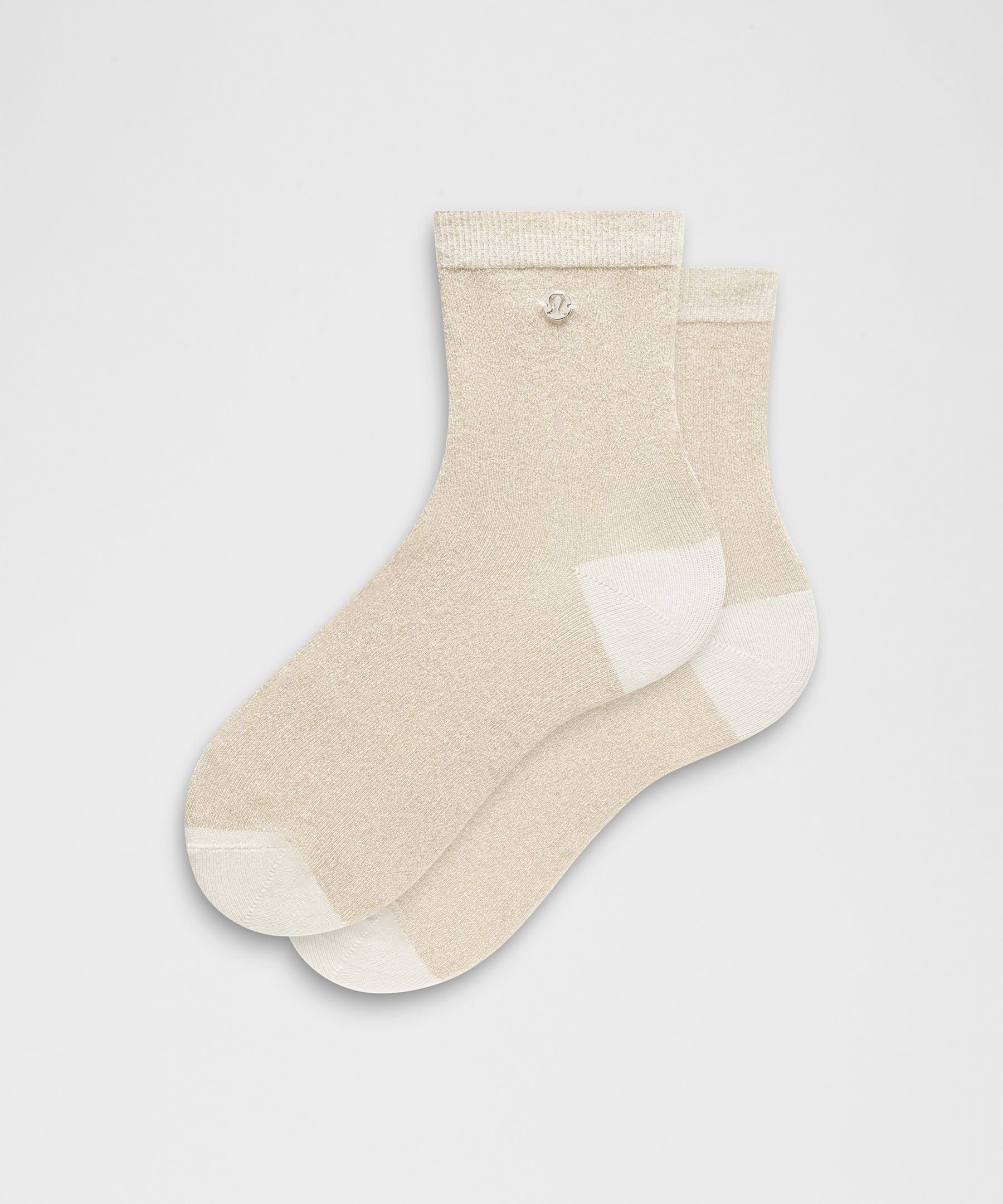 Lululemon Unisex Glitter Quarter Socks
