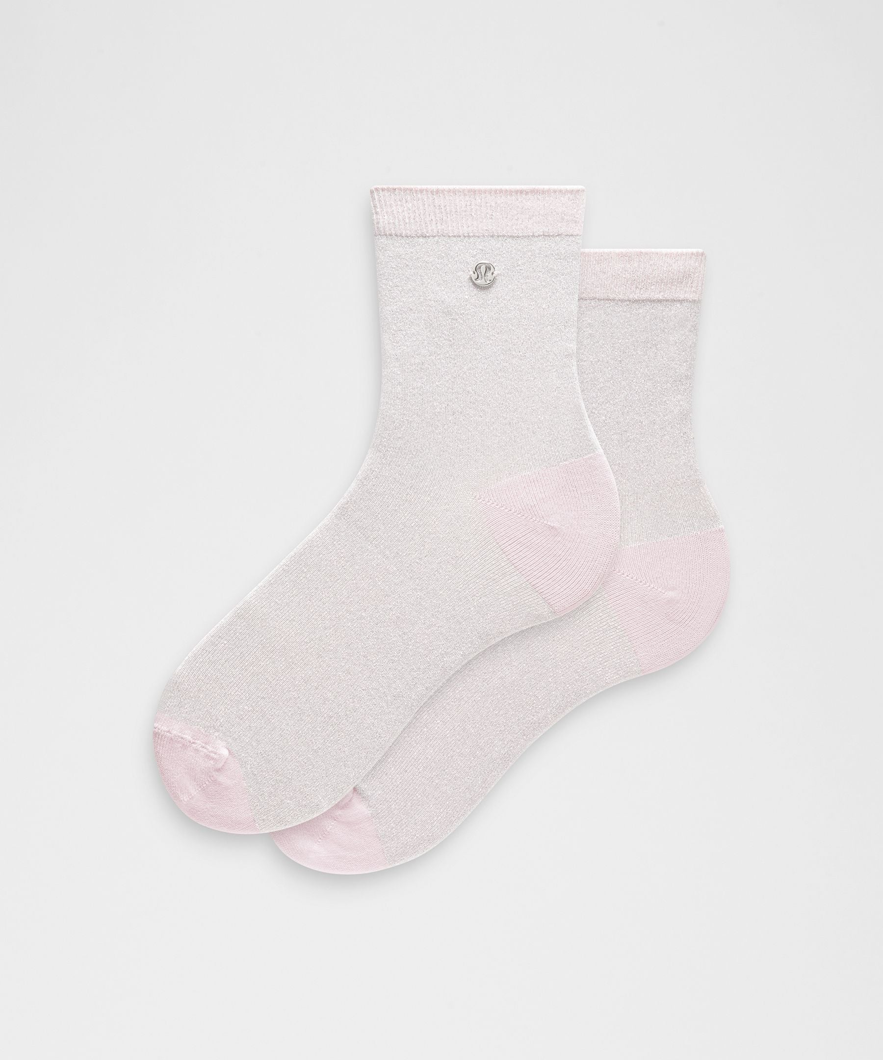 Lululemon Unisex Glitter Quarter Socks