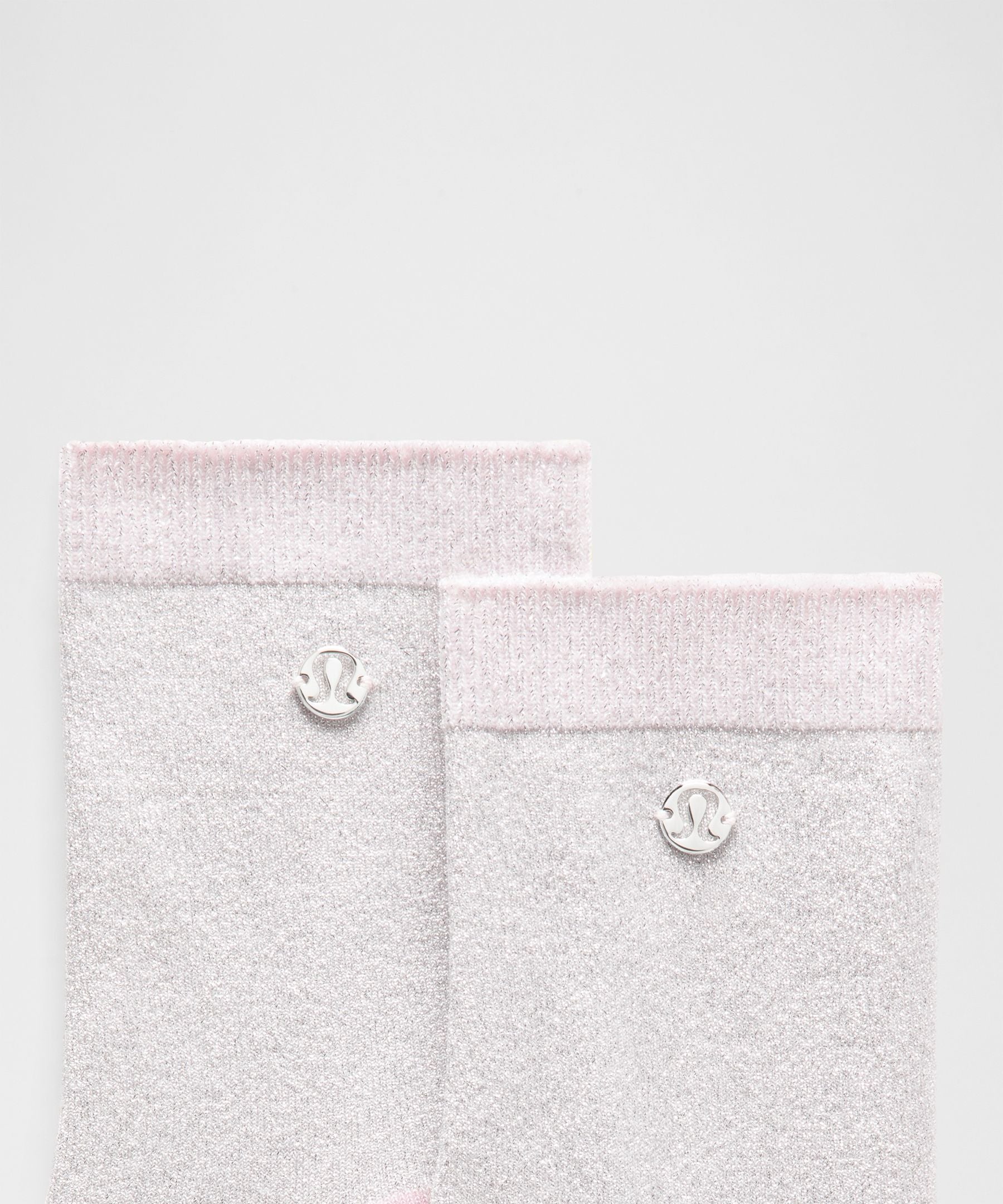 Lululemon Unisex Glitter Quarter Socks