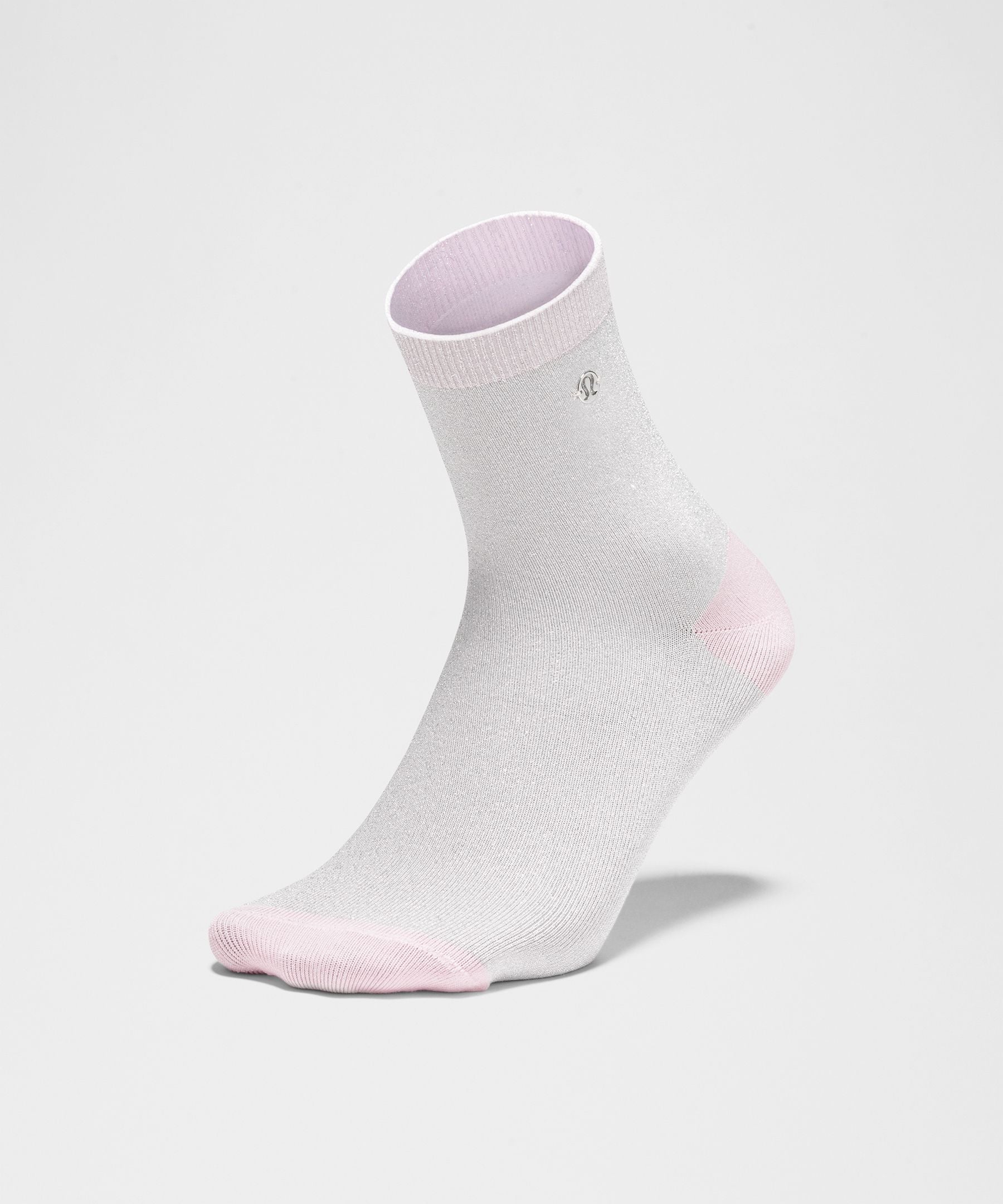 Lululemon Unisex Glitter Quarter Socks