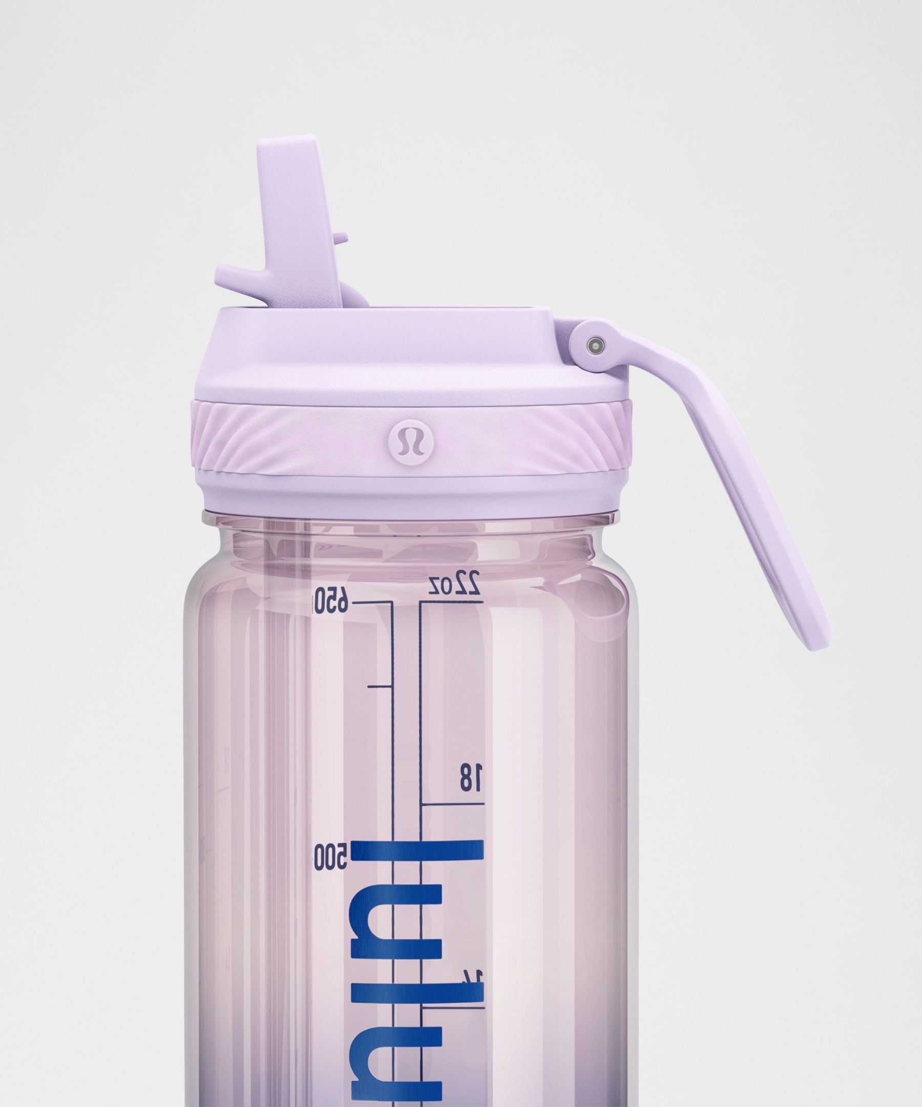 Lululemon Back to Life Clear Bottle 24oz *Straw Lid