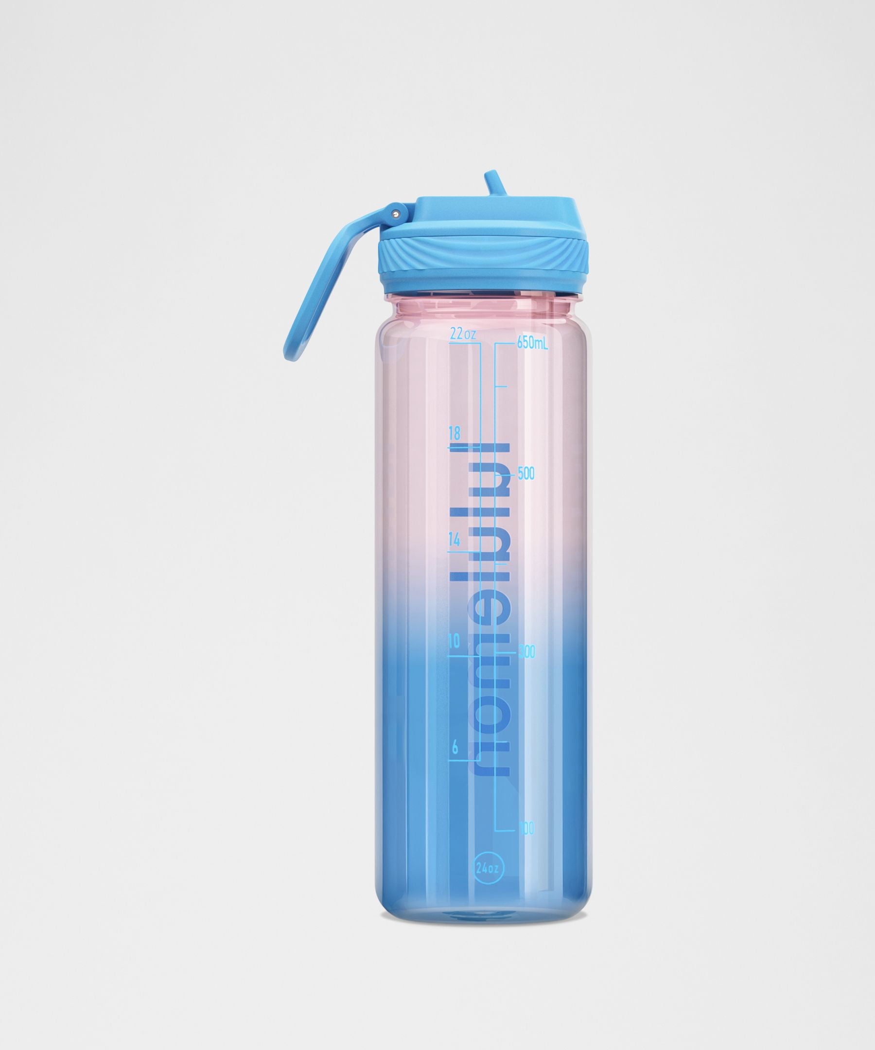 Lululemon Back to Life Clear Bottle 24oz *Straw Lid