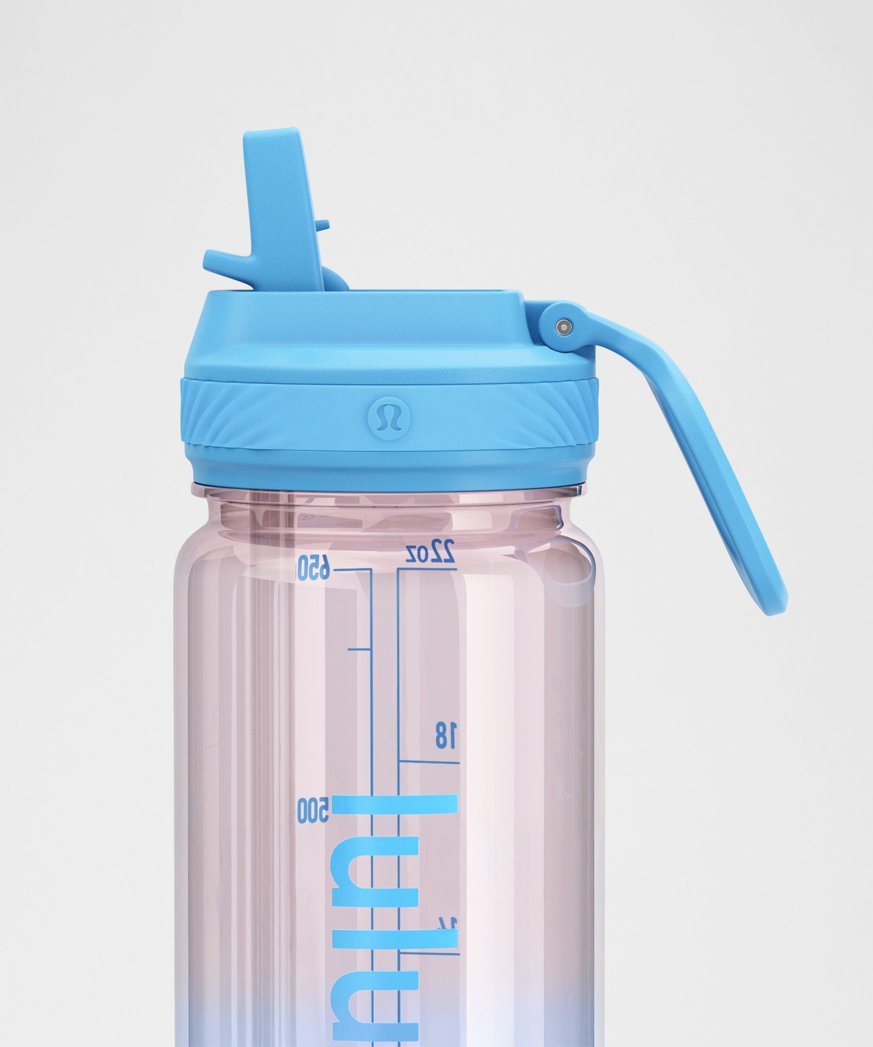 Lululemon Back to Life Clear Bottle 24oz *Straw Lid
