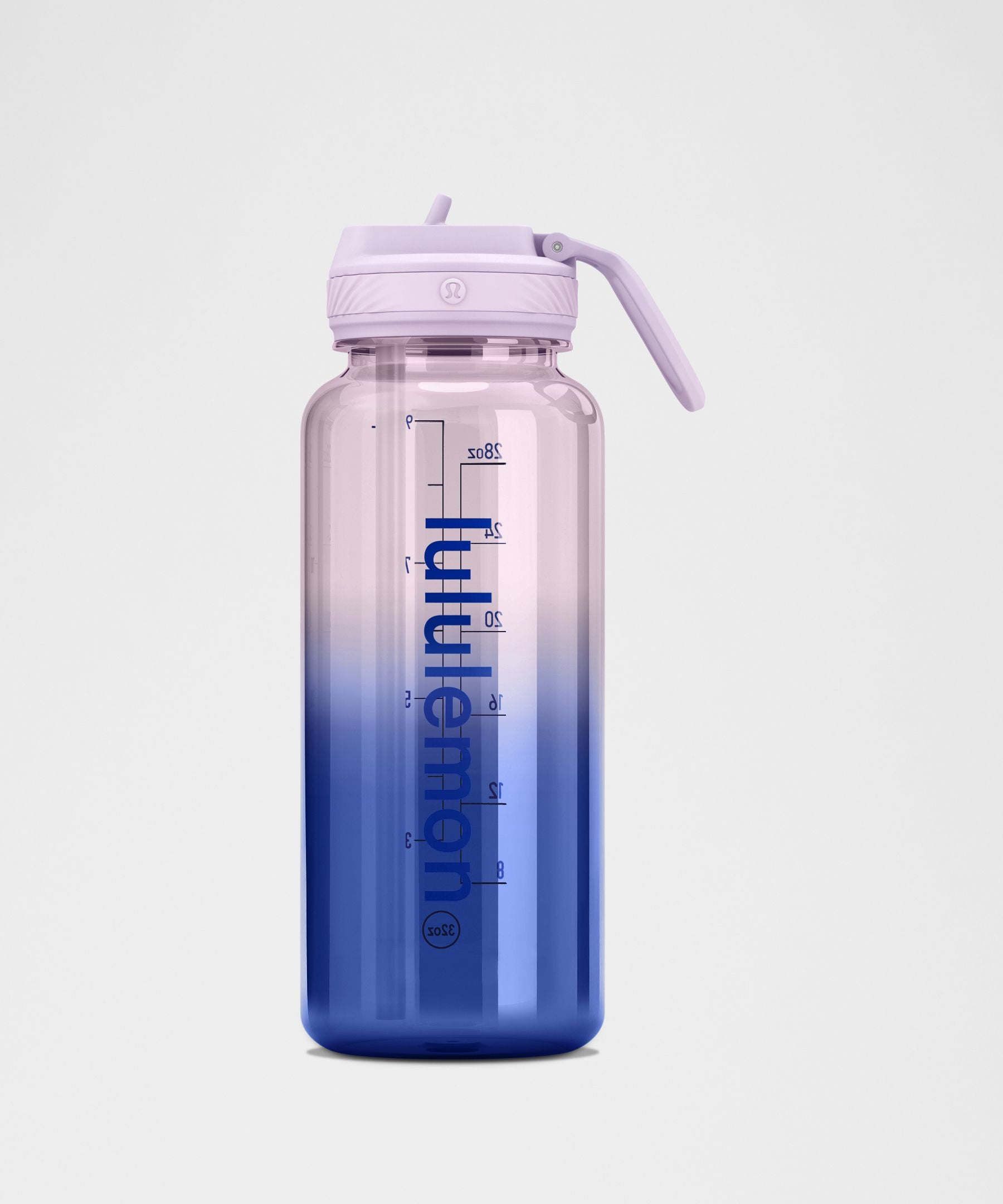 Lululemon Back to Life Clear Bottle 32oz *Straw Lid