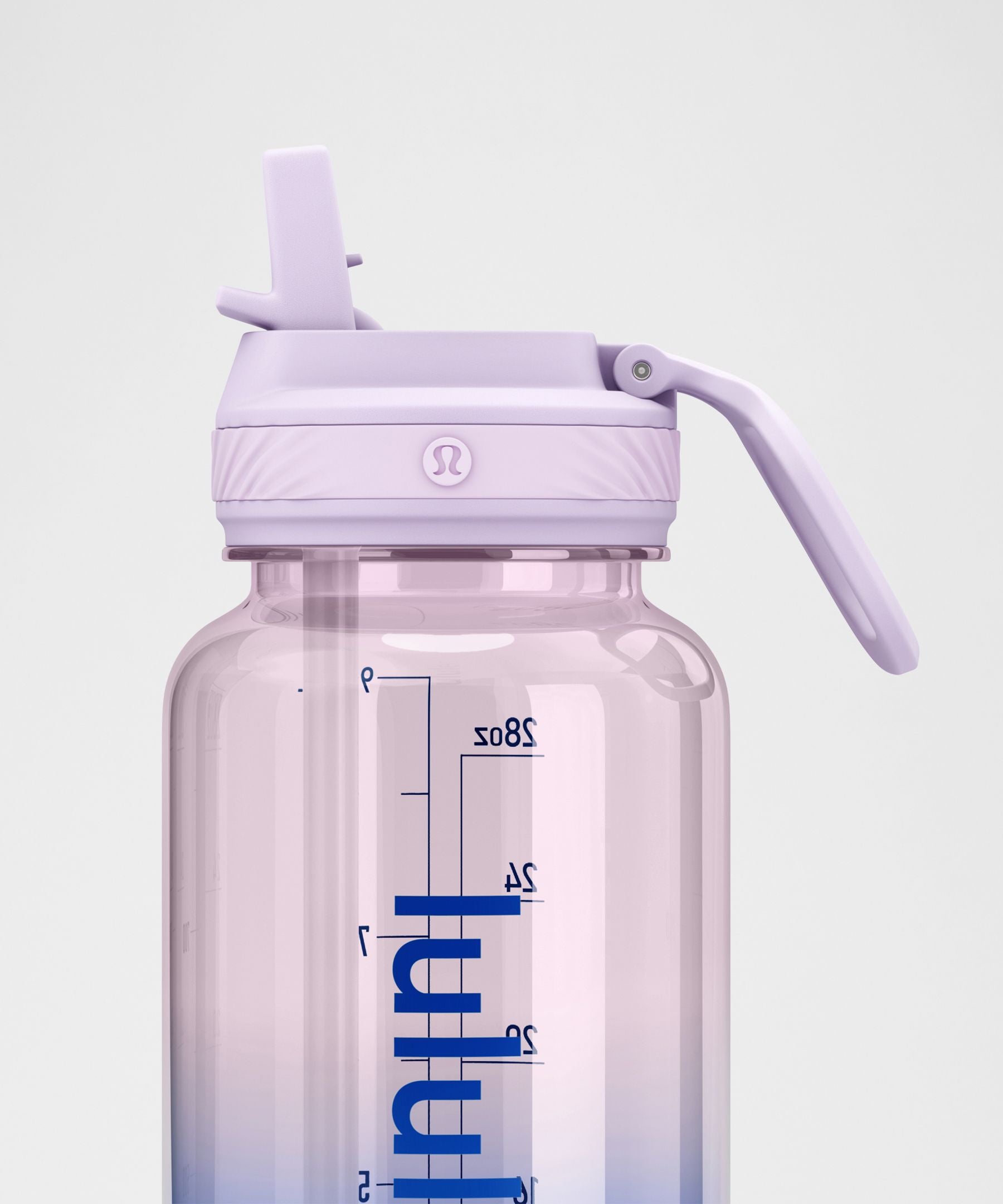 Lululemon Back to Life Clear Bottle 32oz *Straw Lid