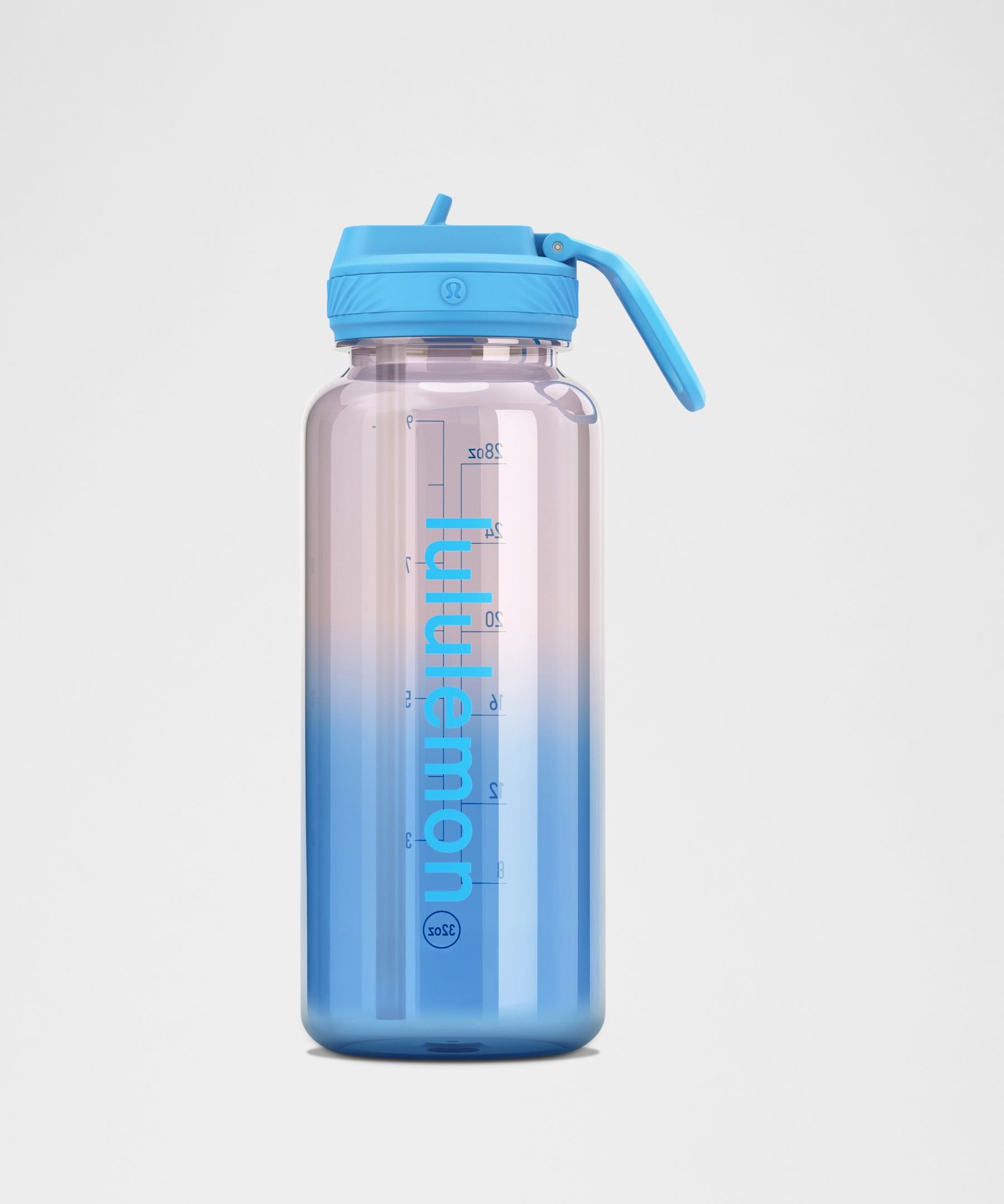 Lululemon Back to Life Clear Bottle 32oz *Straw Lid