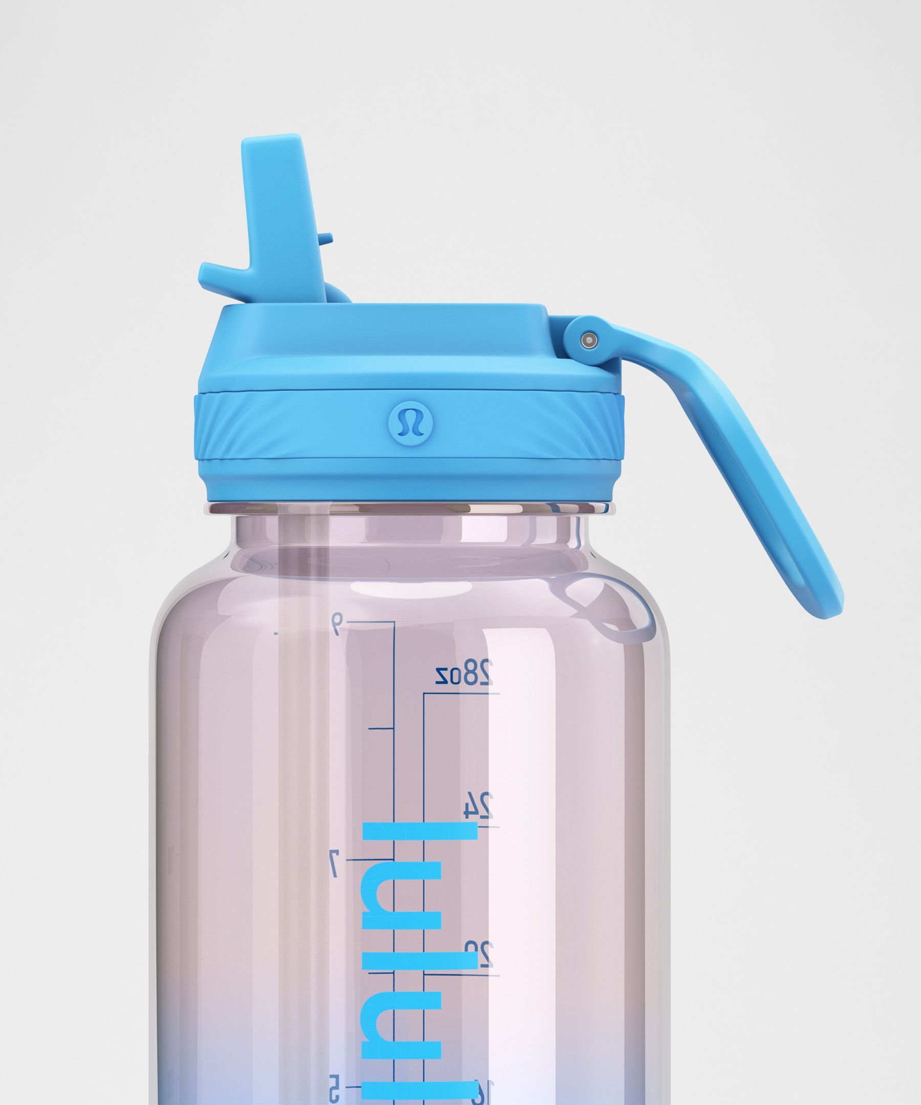 Lululemon Back to Life Clear Bottle 32oz *Straw Lid