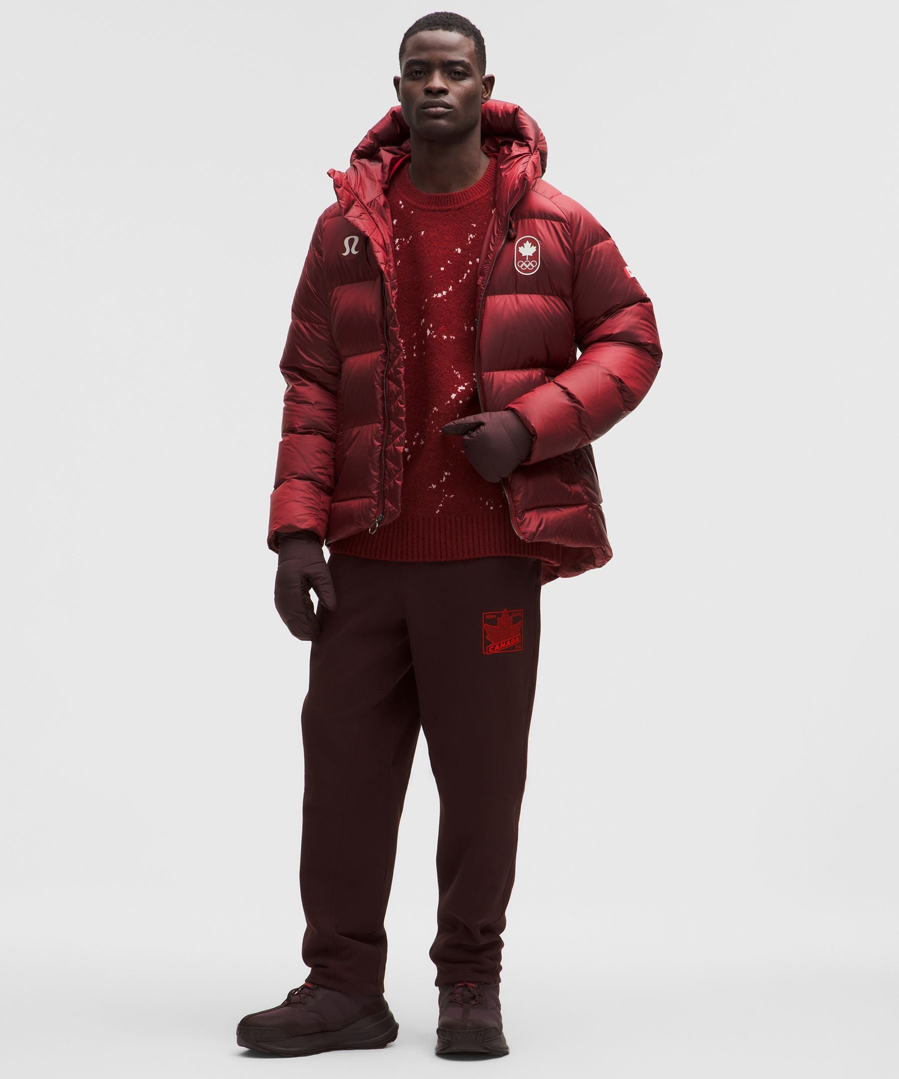 Lululemon Team Canada Wunder Puff Mittens *COC Logo