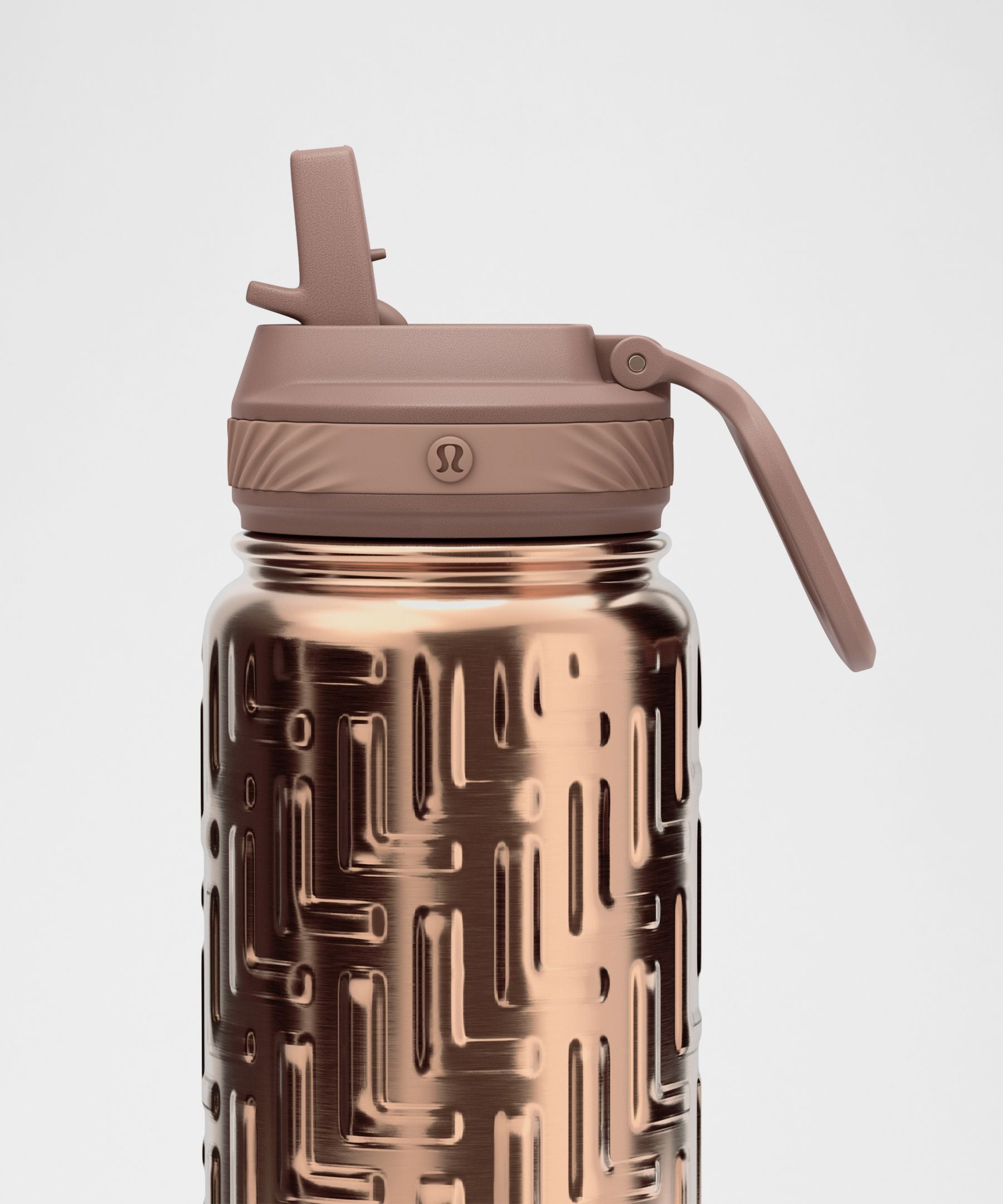 Lululemon Back to Life Sport Bottle 24oz Straw Lid *Monogram Shadow
