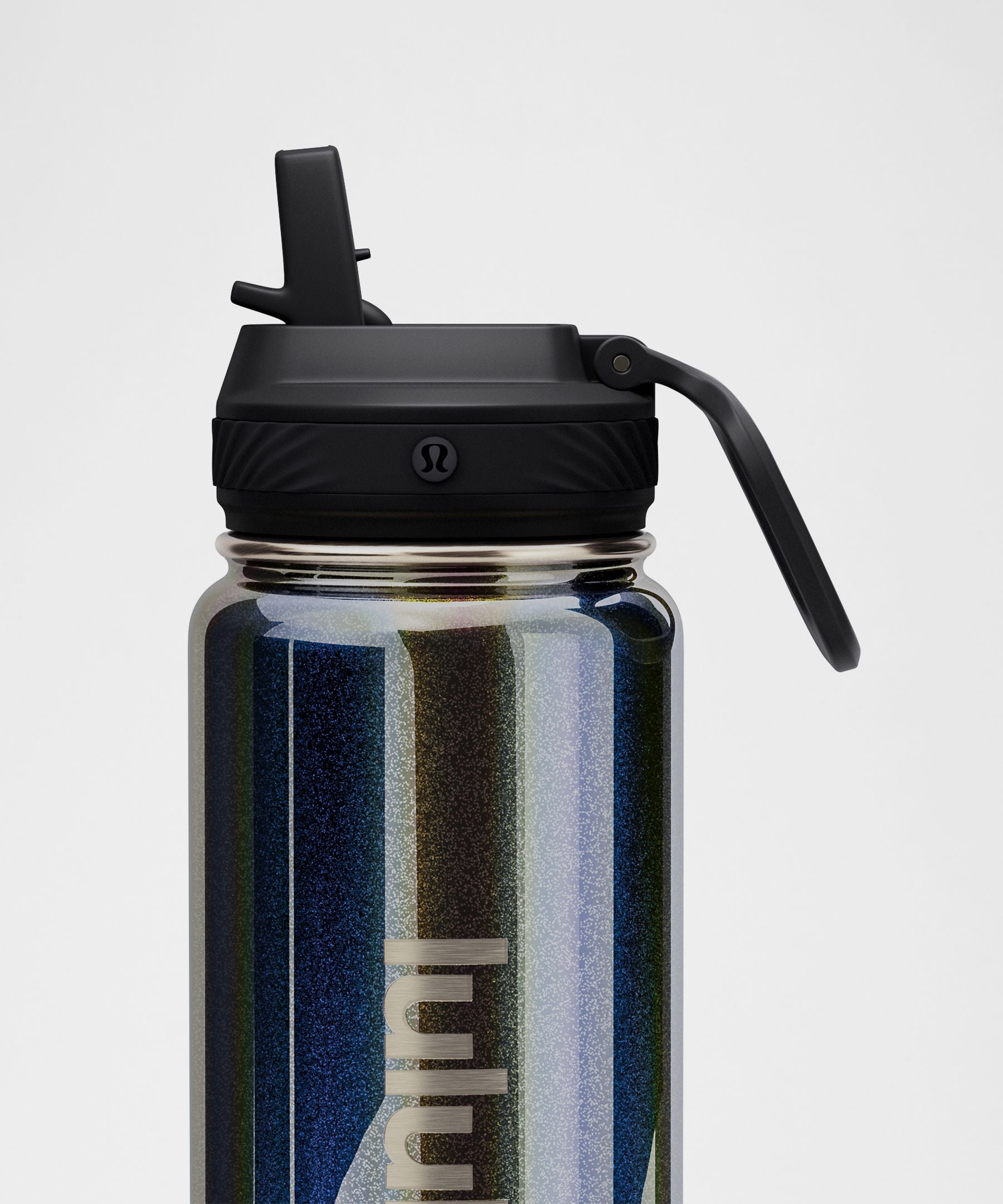 Lululemon Back To Life Sport Bottle 24oz Straw Lid *Iridescent