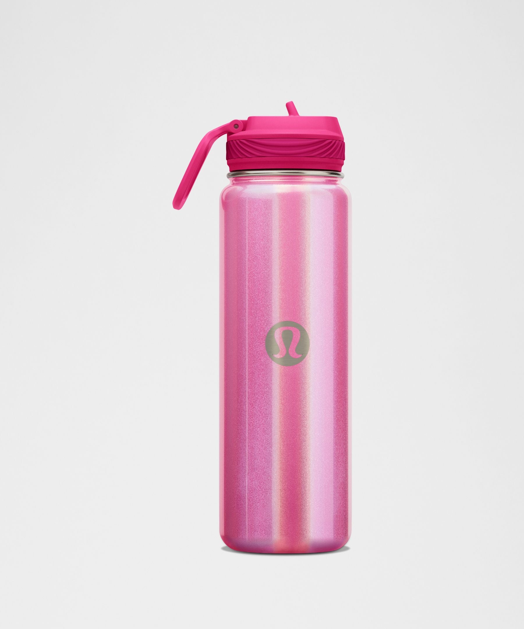Lululemon Back To Life Sport Bottle 24oz Straw Lid *Iridescent