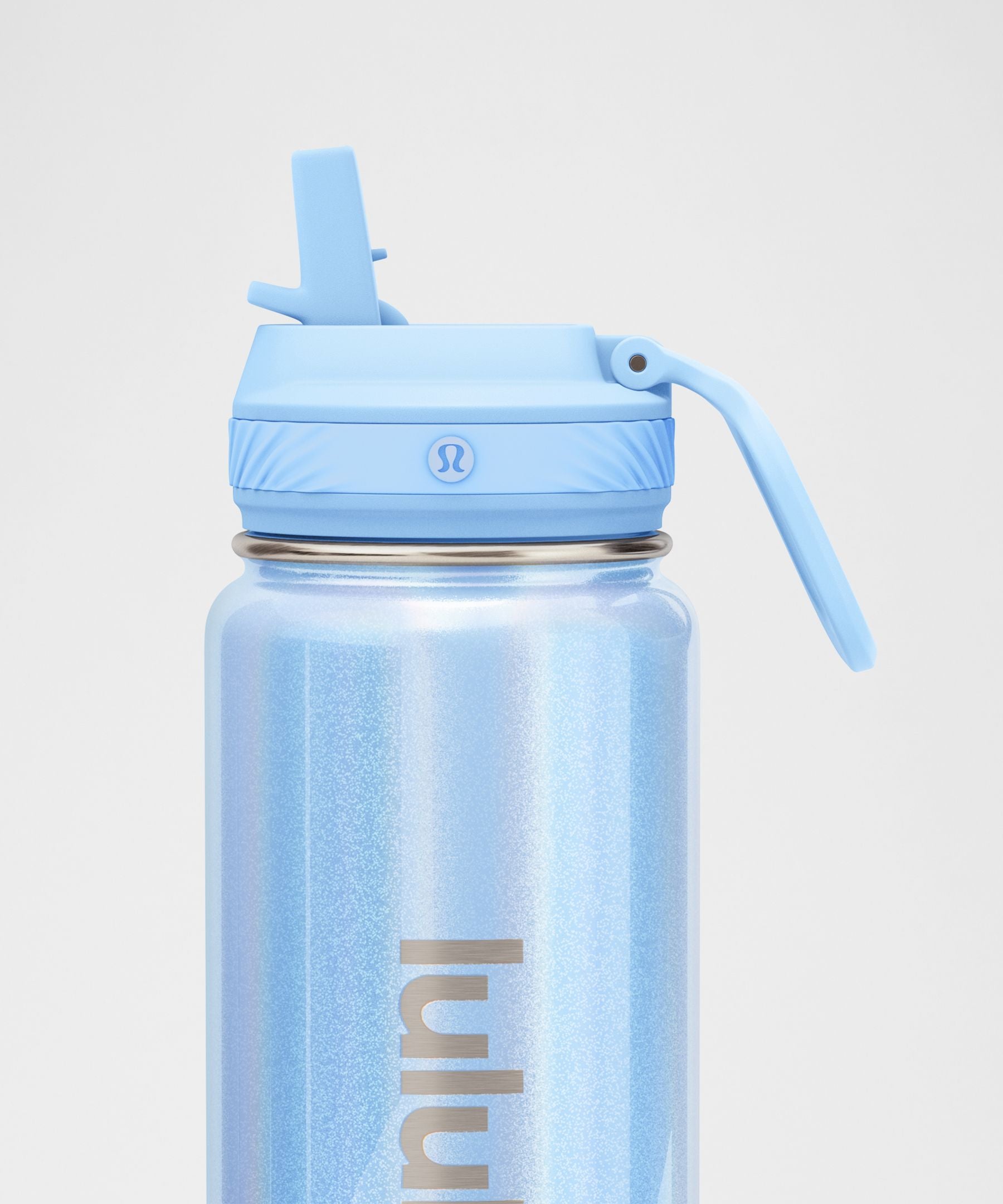 Lululemon Back To Life Sport Bottle 24oz Straw Lid *Iridescent