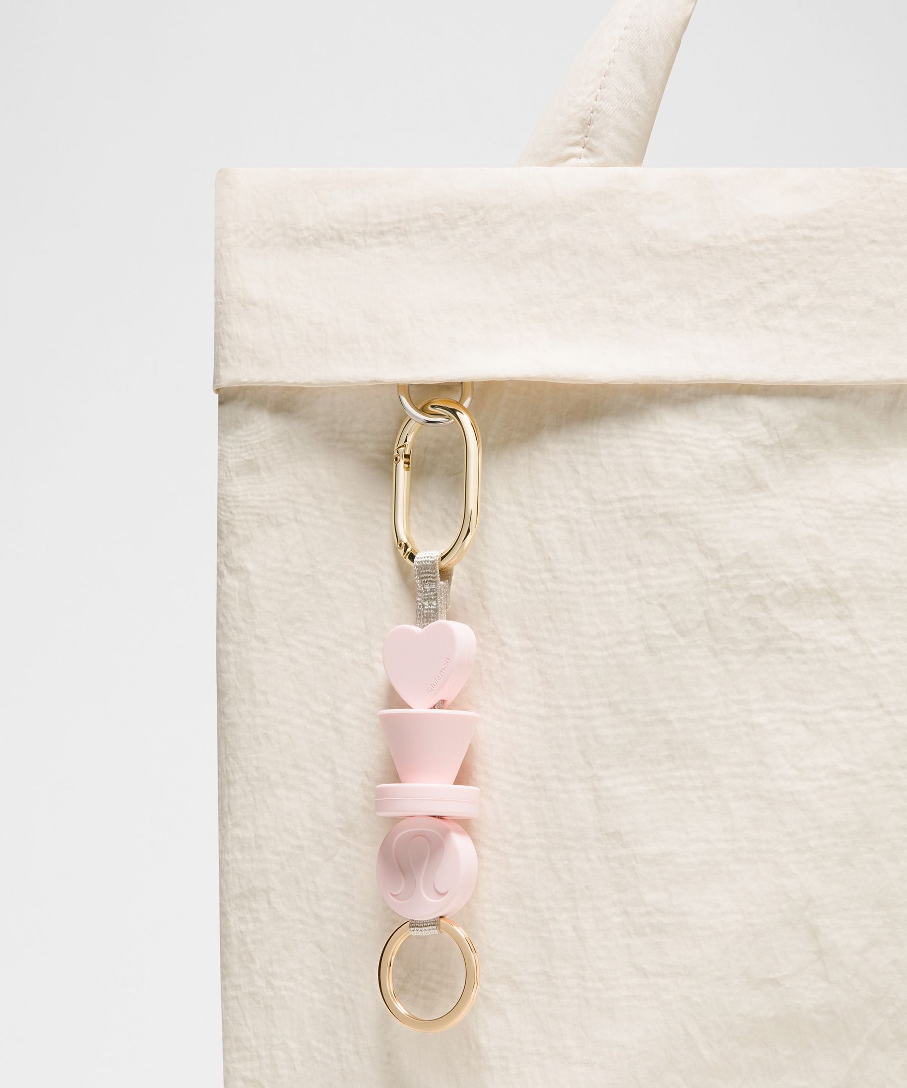 Lululemon Silicone Beaded Keychain