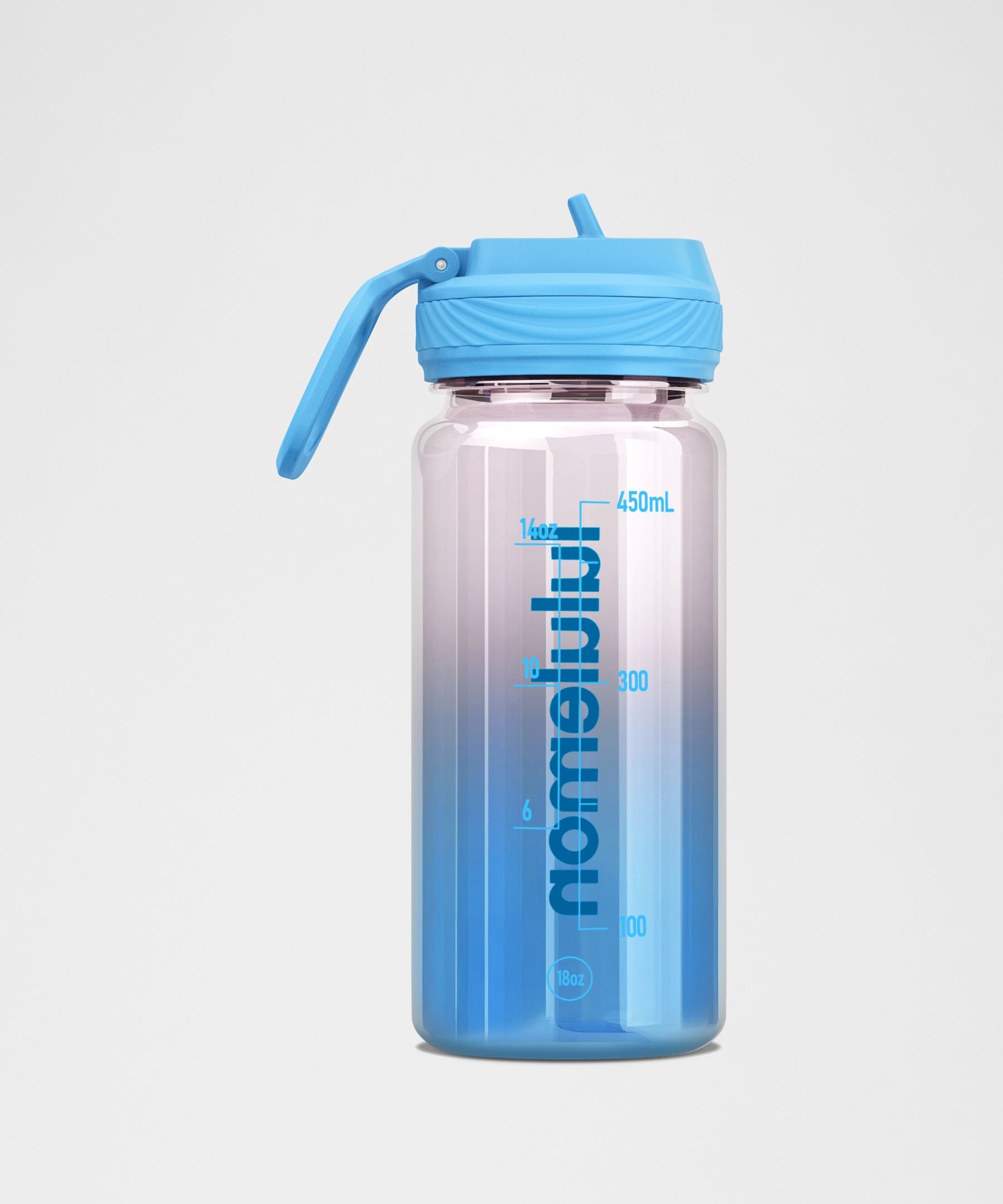 Lululemon Back to Life Clear Bottle 18oz Straw Lid *Ombre
