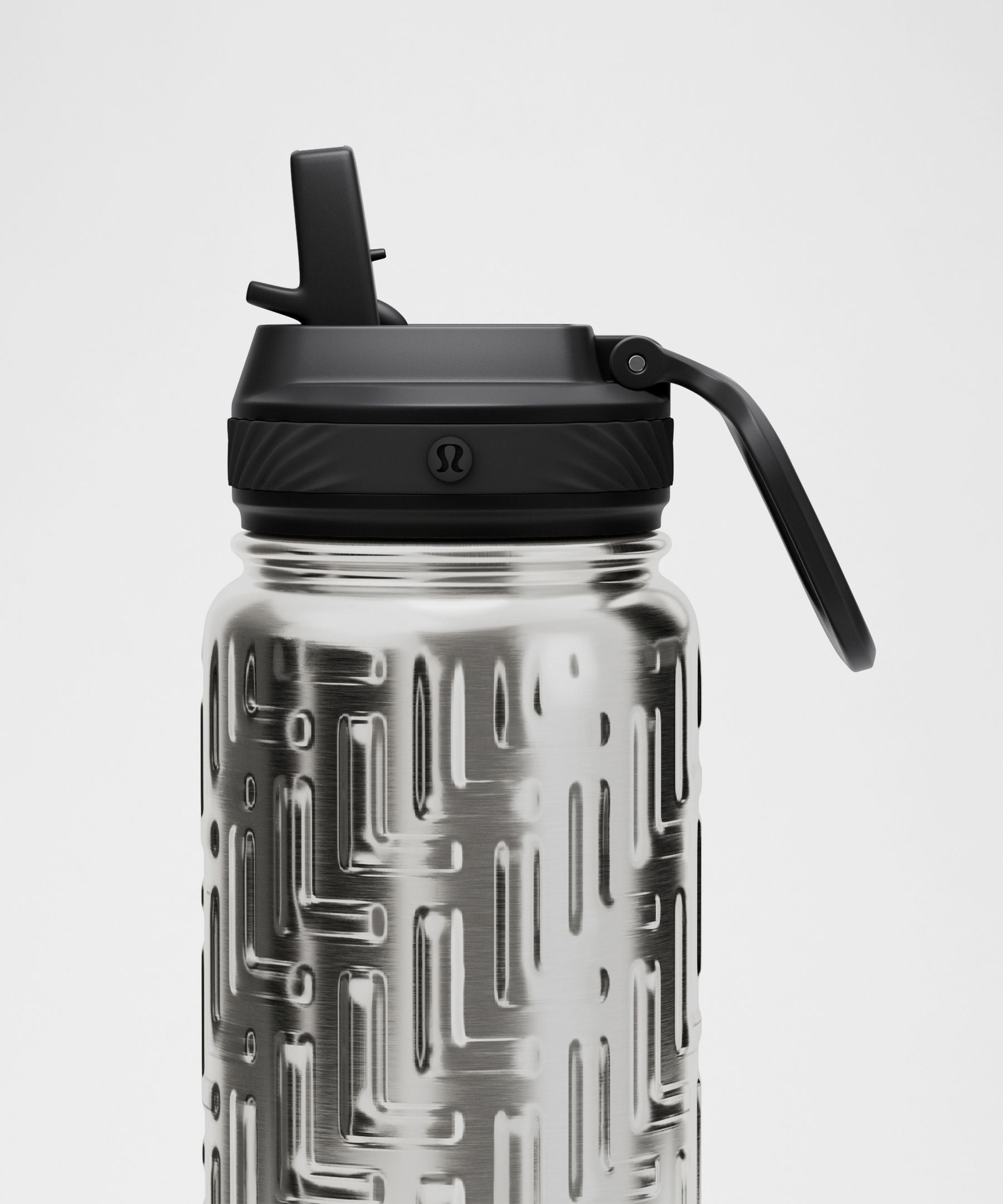 Lululemon Back to Life Sport Bottle 24oz Straw Lid *Monogram Shadow