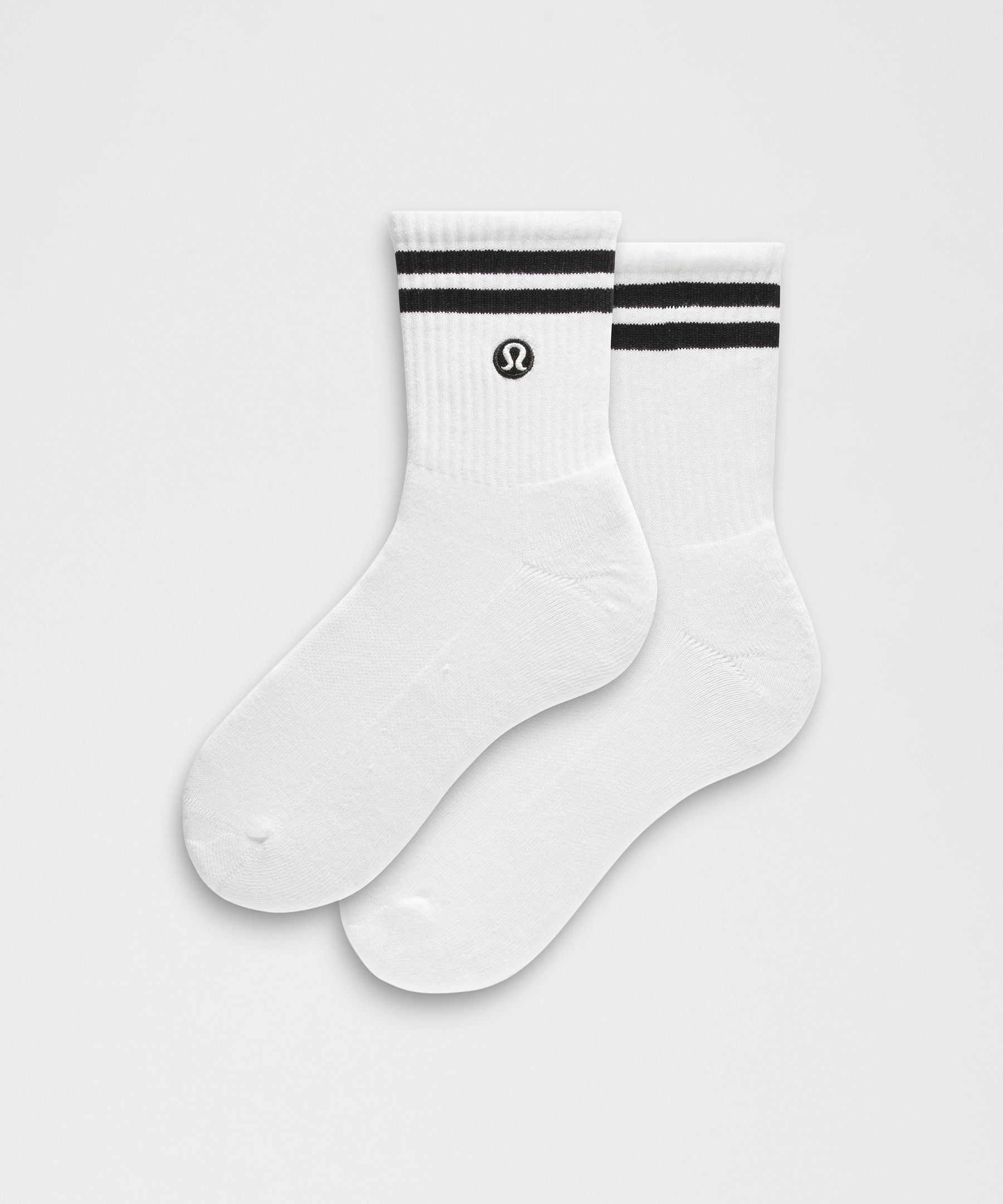 Lululemon Unisex Daily Essential Quarter Socks *Stripe
