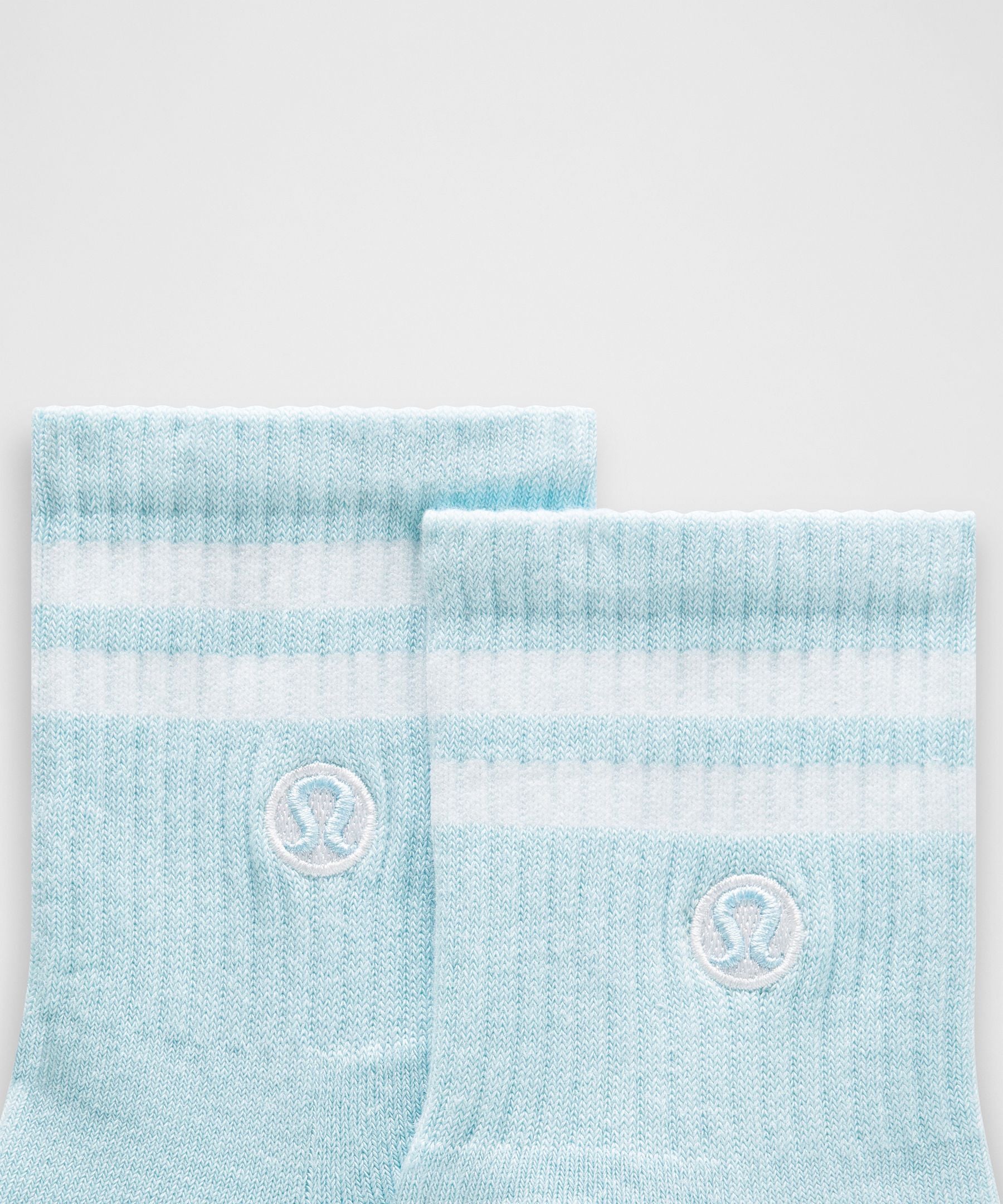Lululemon Unisex Daily Essential Quarter Socks *Stripe