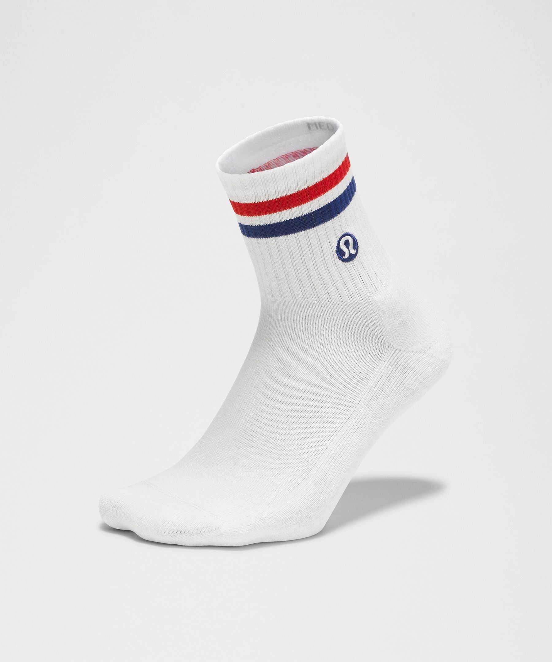 Lululemon Unisex Daily Essential Quarter Socks *Stripe