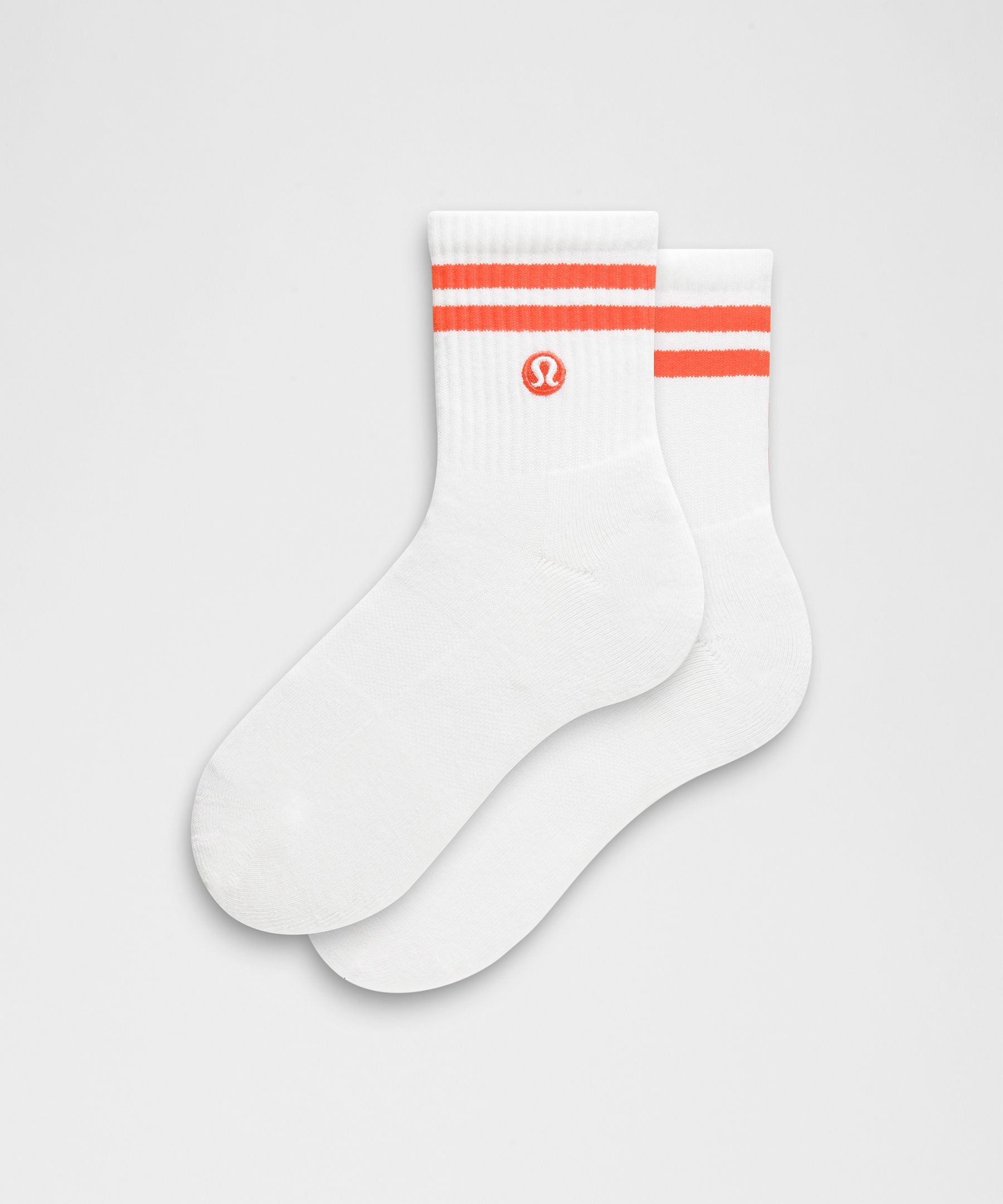 Lululemon Unisex Daily Essential Quarter Socks *Stripe