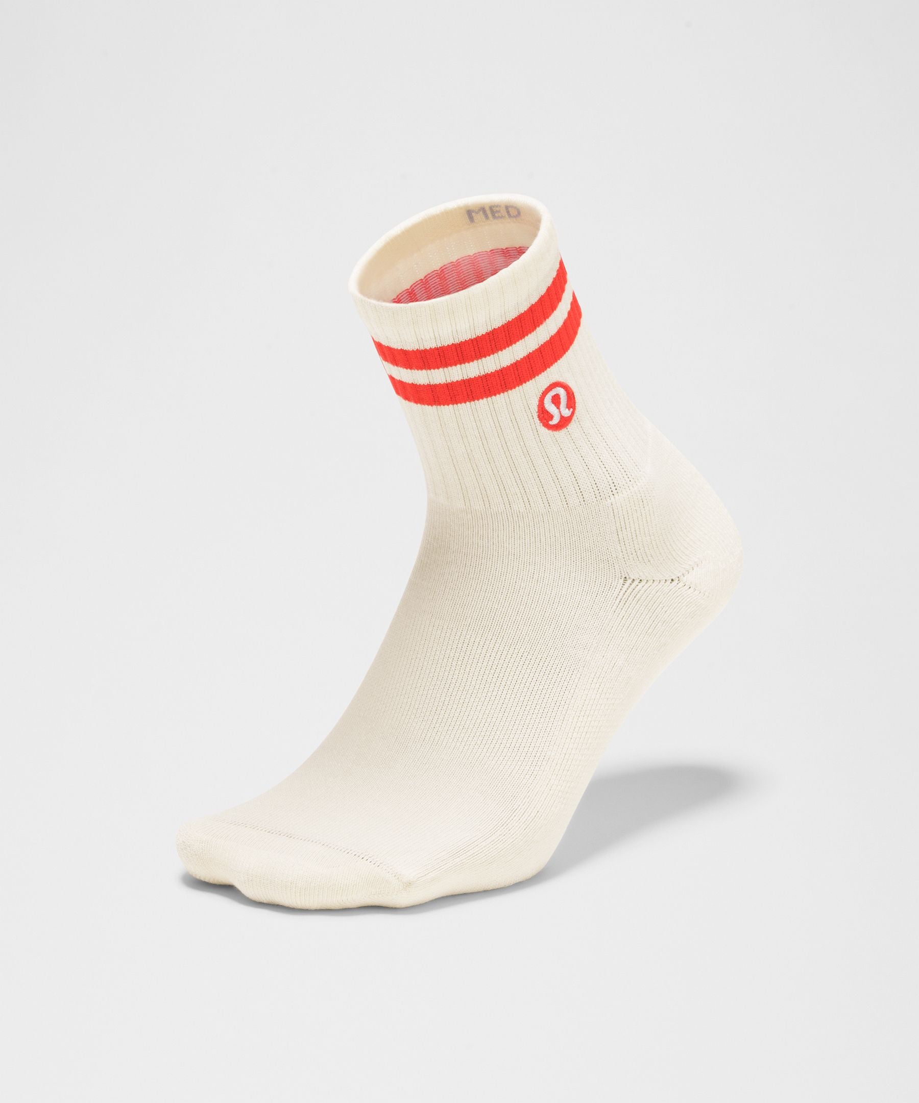 Lululemon Unisex Daily Essential Quarter Socks 3 Pack *Stripe