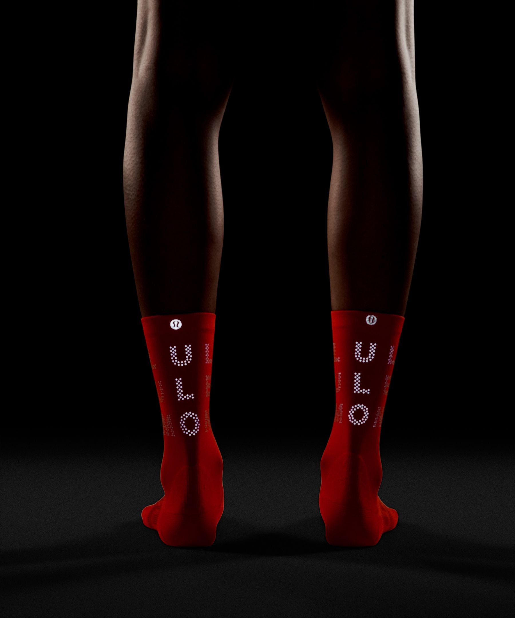 Lululemon Unisex Power Stride Crew Socks *Reflective