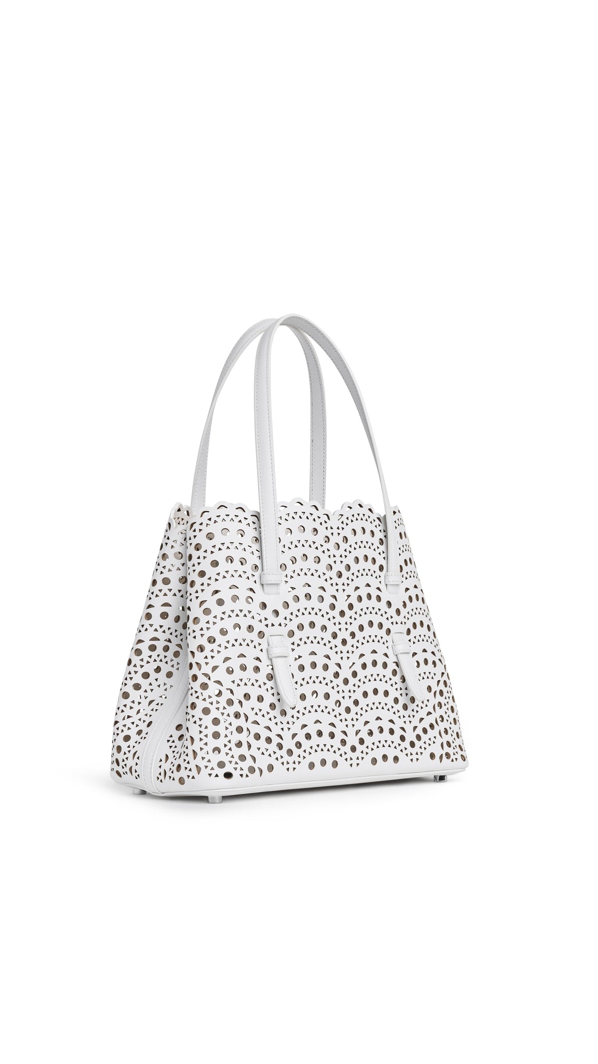 Alaïa Mina 25 Bag In Perforated Vienne Calfskin
