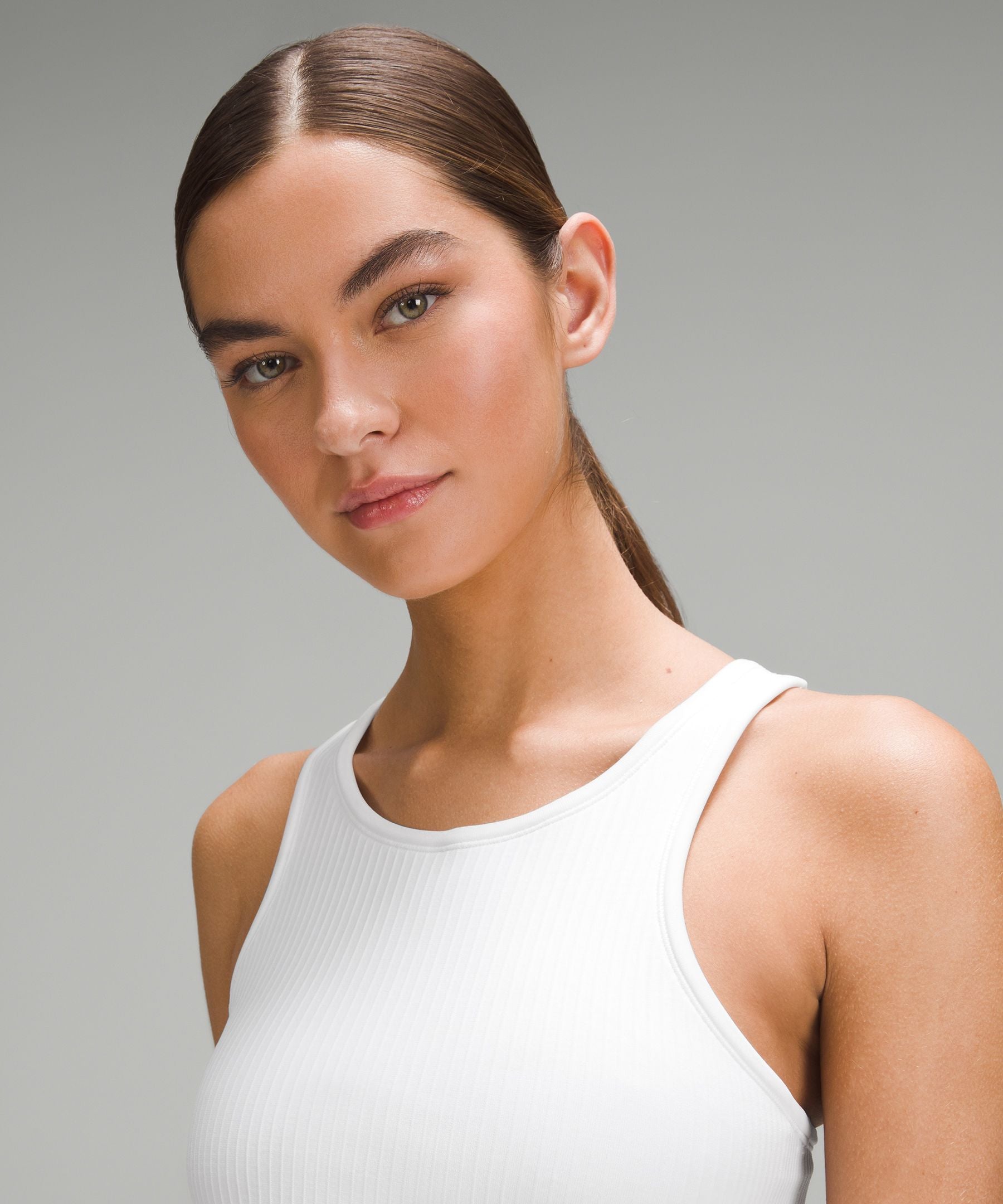 Lululemon Women's Ebb to Street Cropped Racerback Tank Top *Light Support, B/C Cup