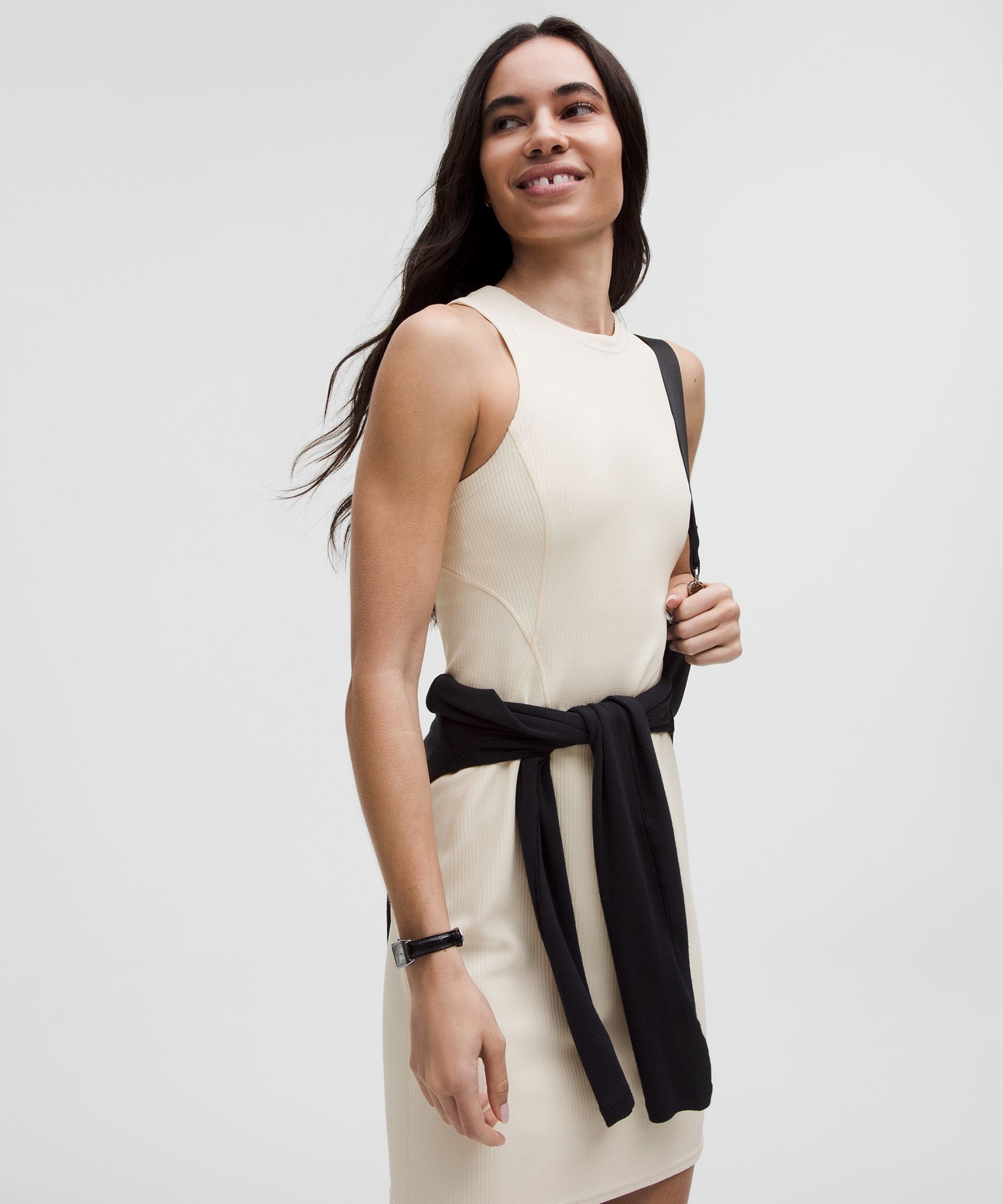 Lululemon Ribbed Softstreme Slim-Fit Tank Dress